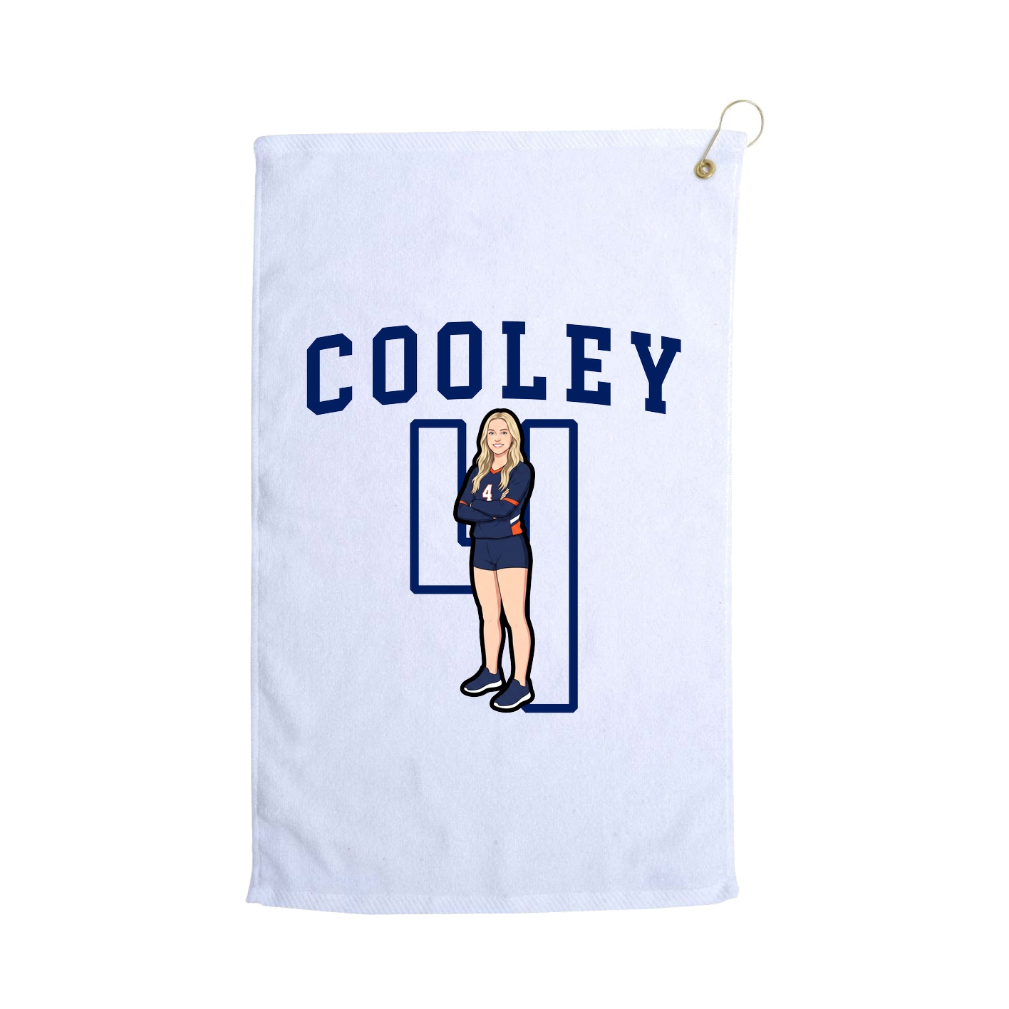 Golf Towel — Shirsey in White