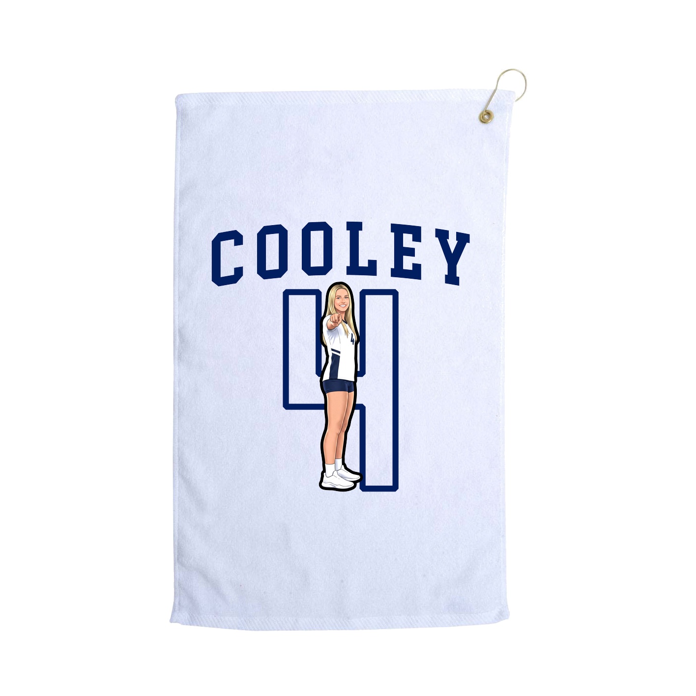 Golf Towel — Shirsey in White