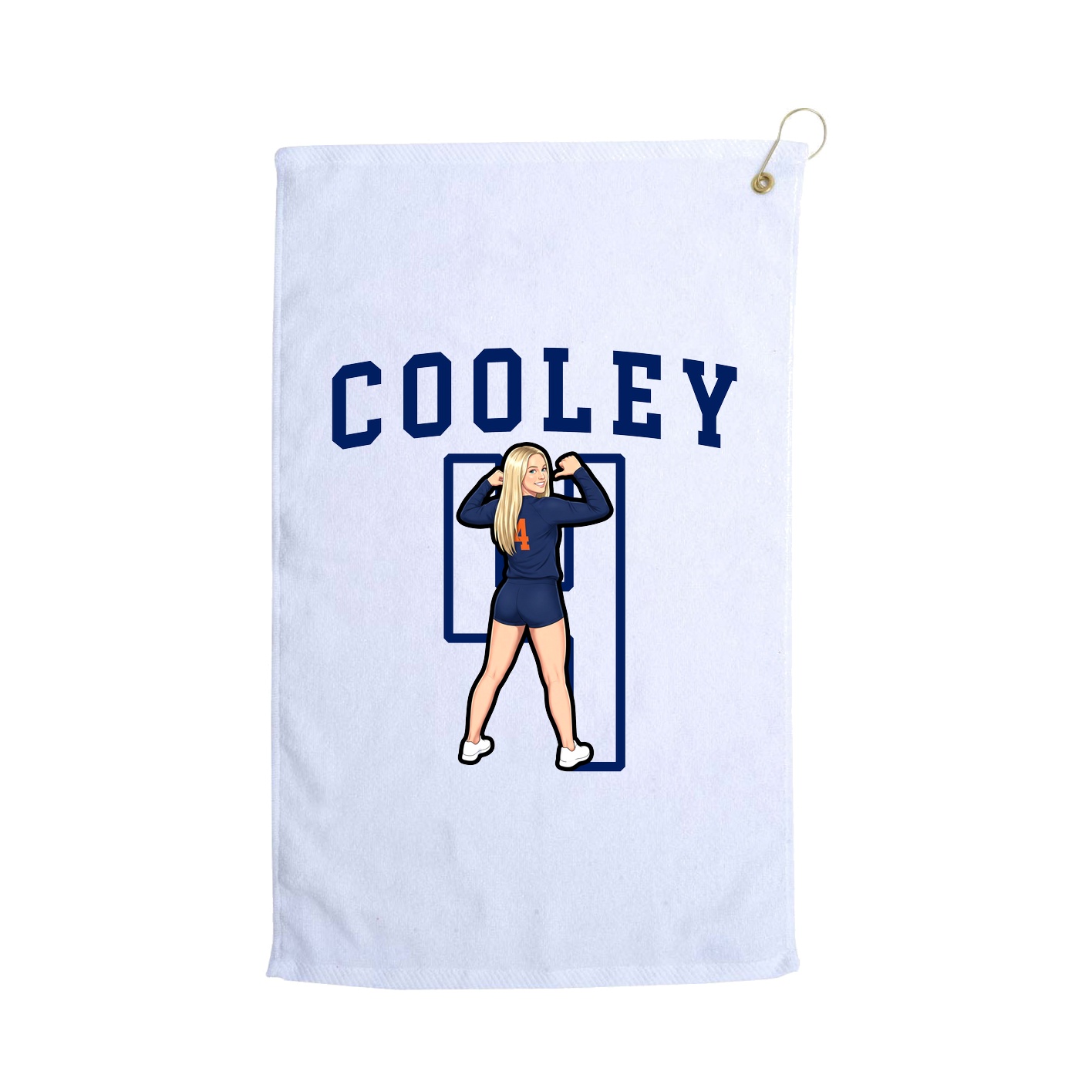 Golf Towel — Shirsey in White