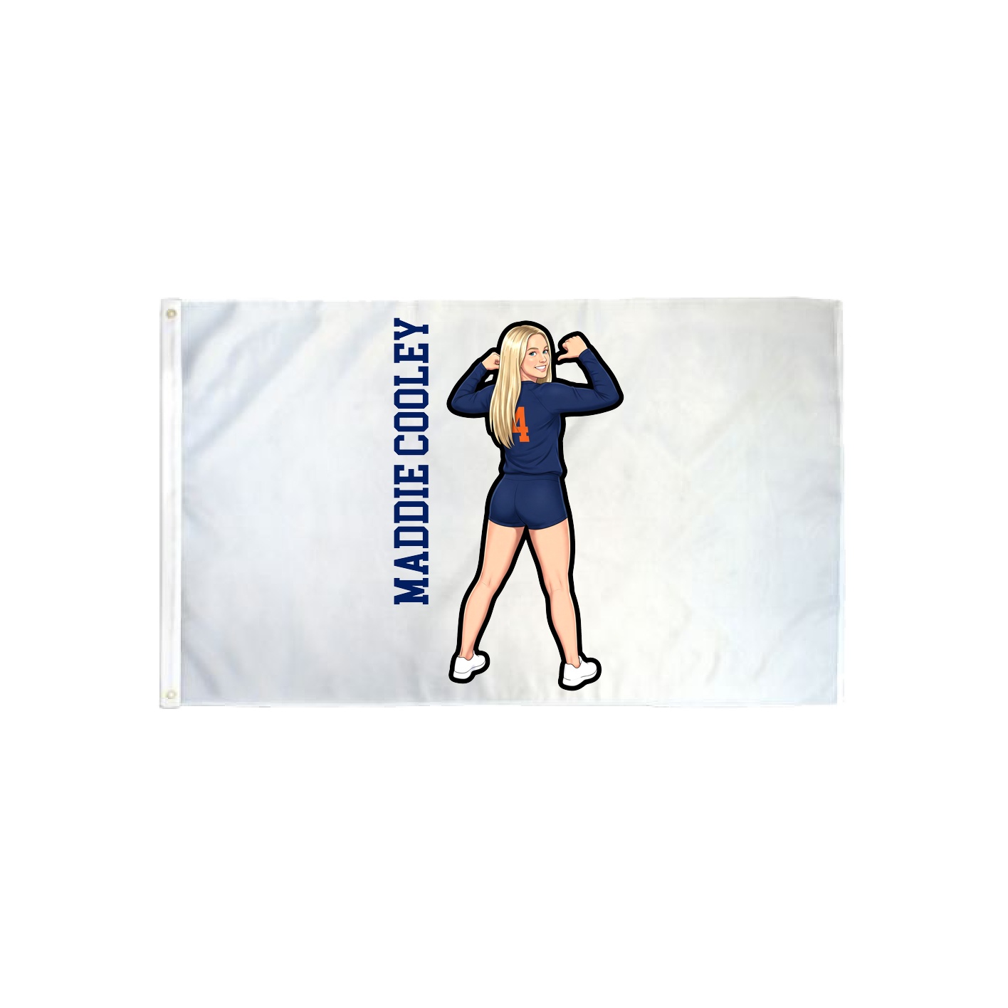 3x5 Flag — Name Vertical in Classic