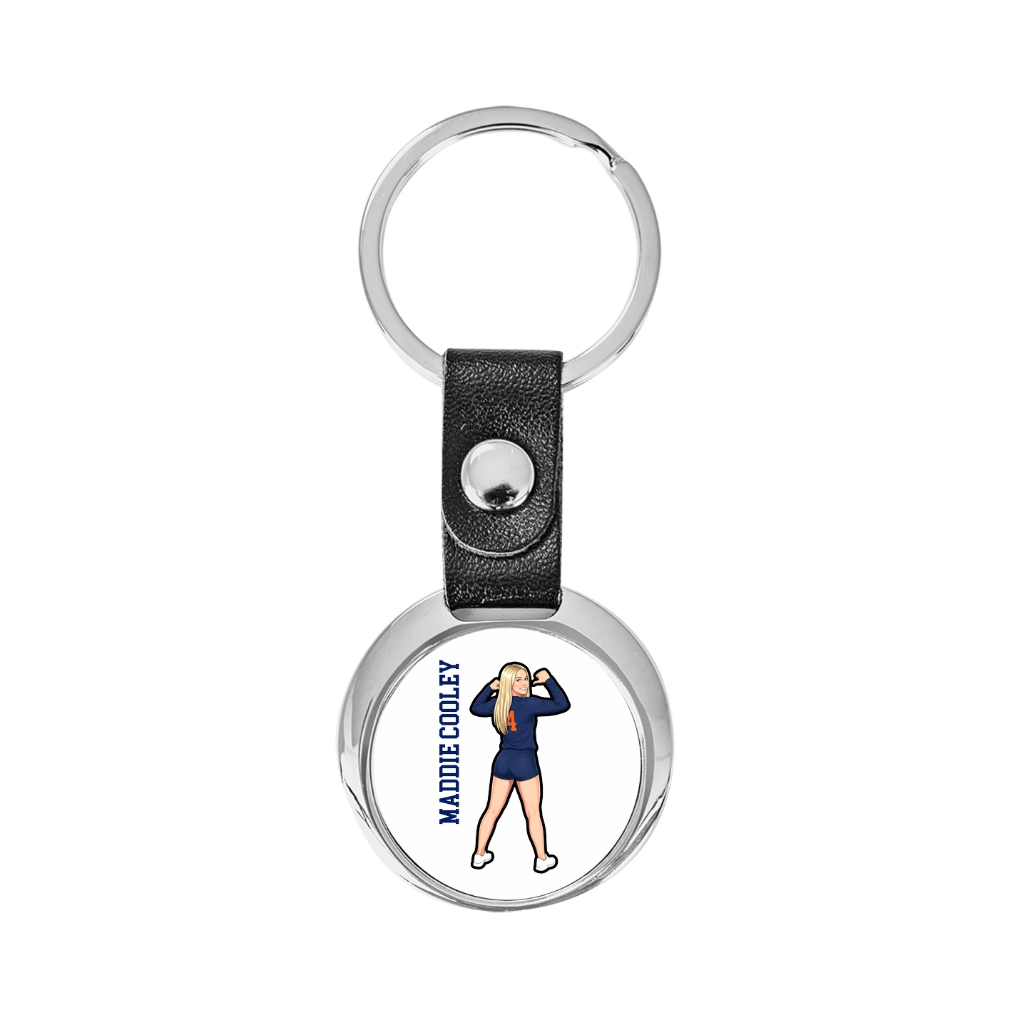 Key Chain — Name Vertical in Classic