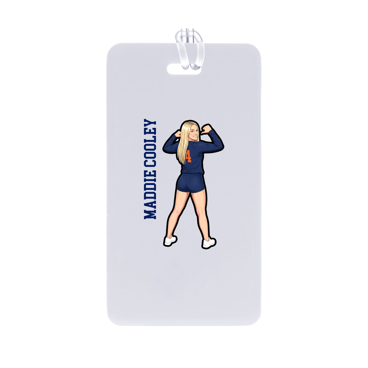 Bag Tag — Name Vertical in Classic