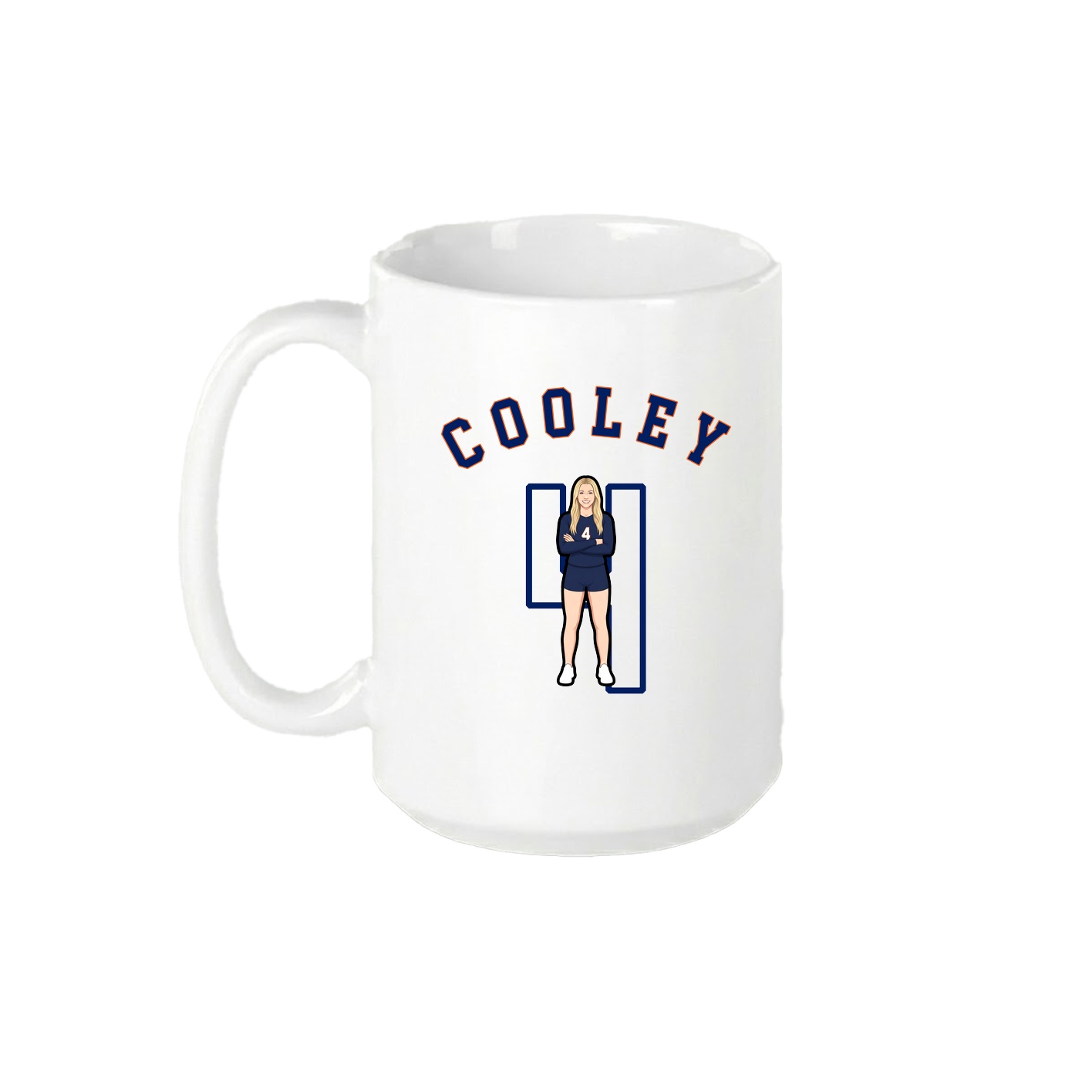 15oz Coffee Mug — Shirsey Arch in White