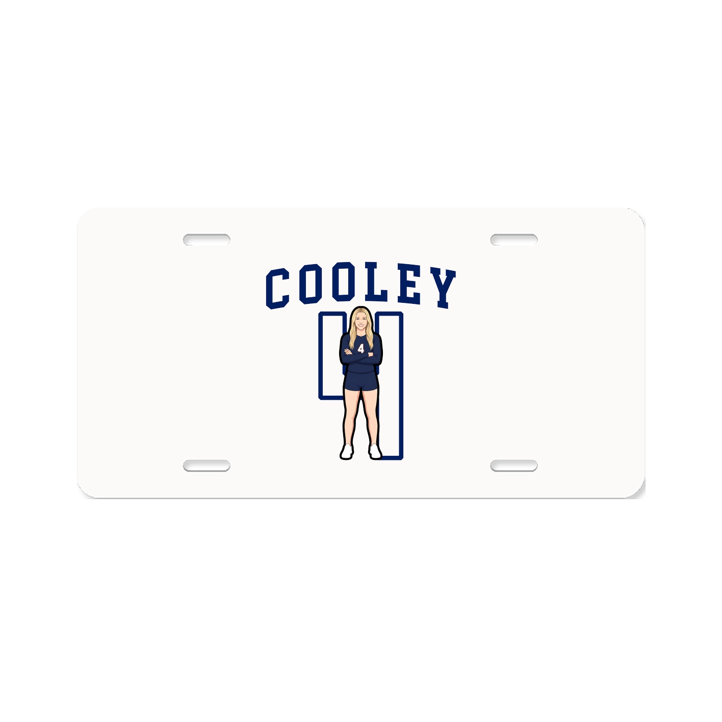 License Plate — Shirsey in Classic