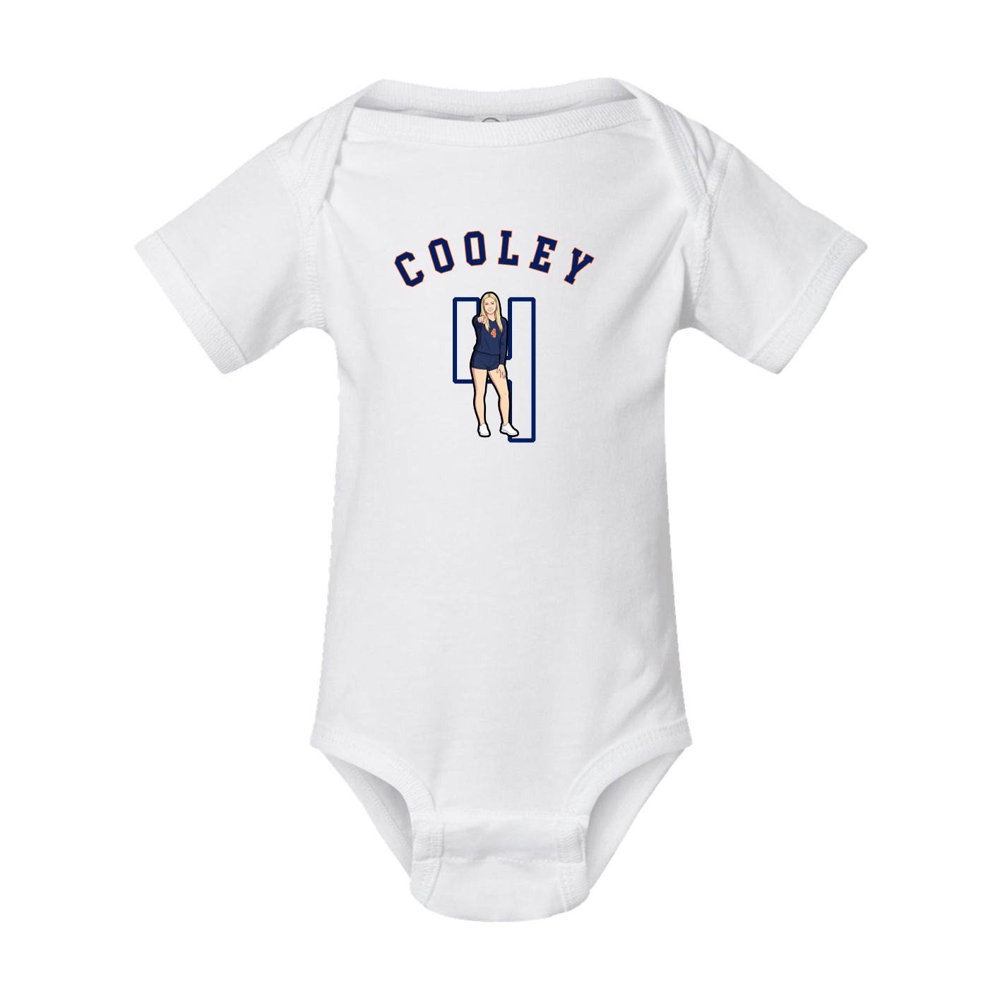 Baby Onesie — Shirsey Arch in White