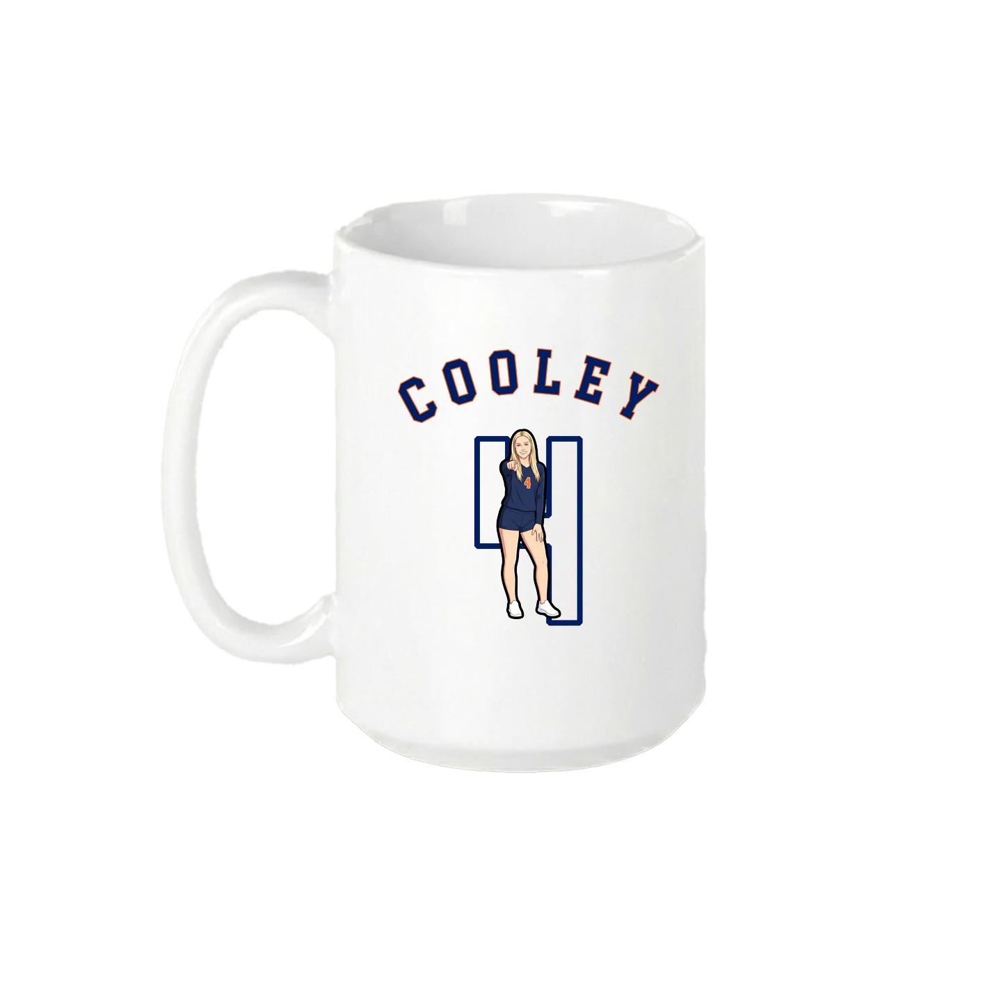 15oz Coffee Mug — Shirsey Arch in White