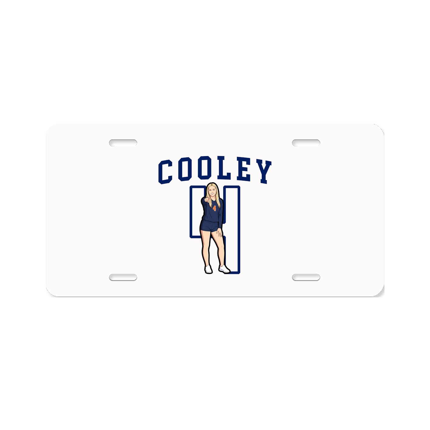 License Plate — Shirsey in Classic