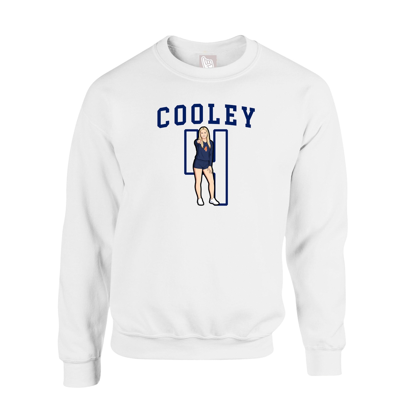 Fleece Crew — Shirsey in White