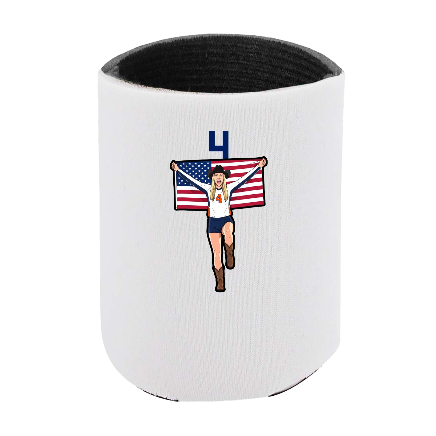 Can Holder — Number Top in White
