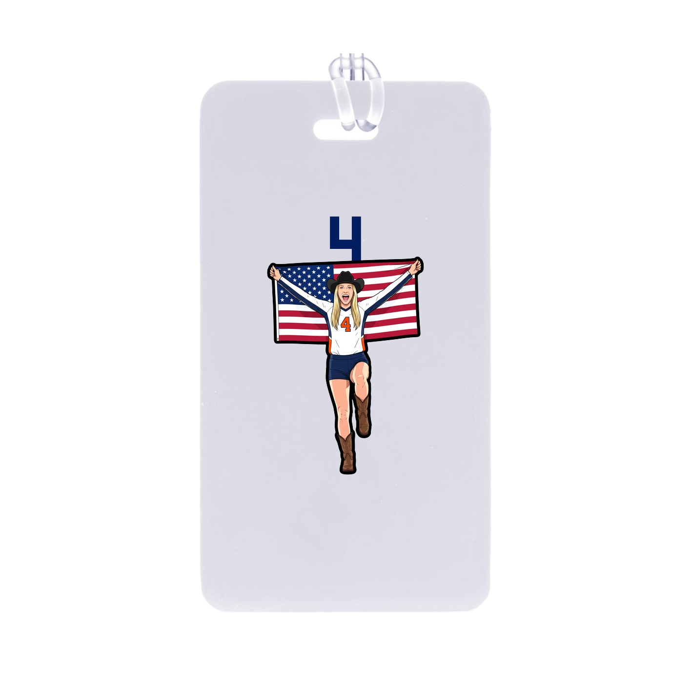 Bag Tag — Number Top in Classic