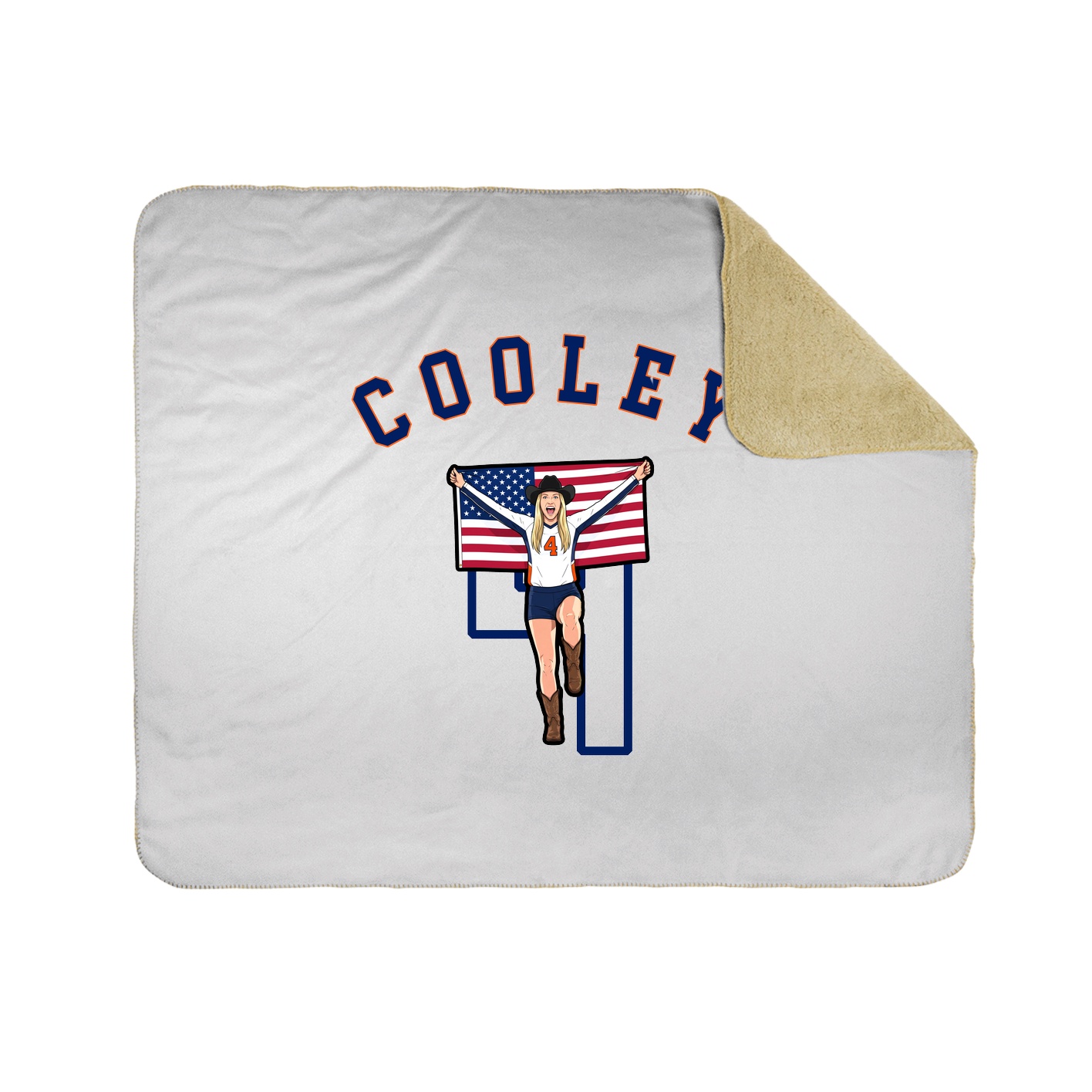 Throw Blanket — Shirsey Arch in White