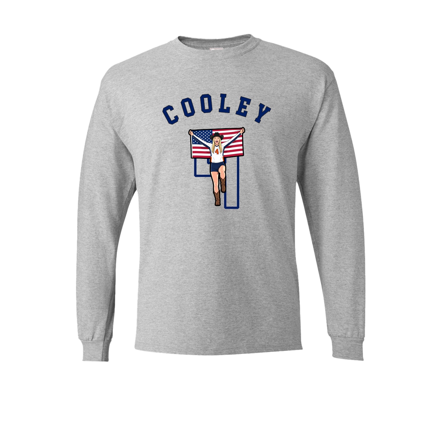 Long Sleeve Tee — Shirsey Arch in Grey