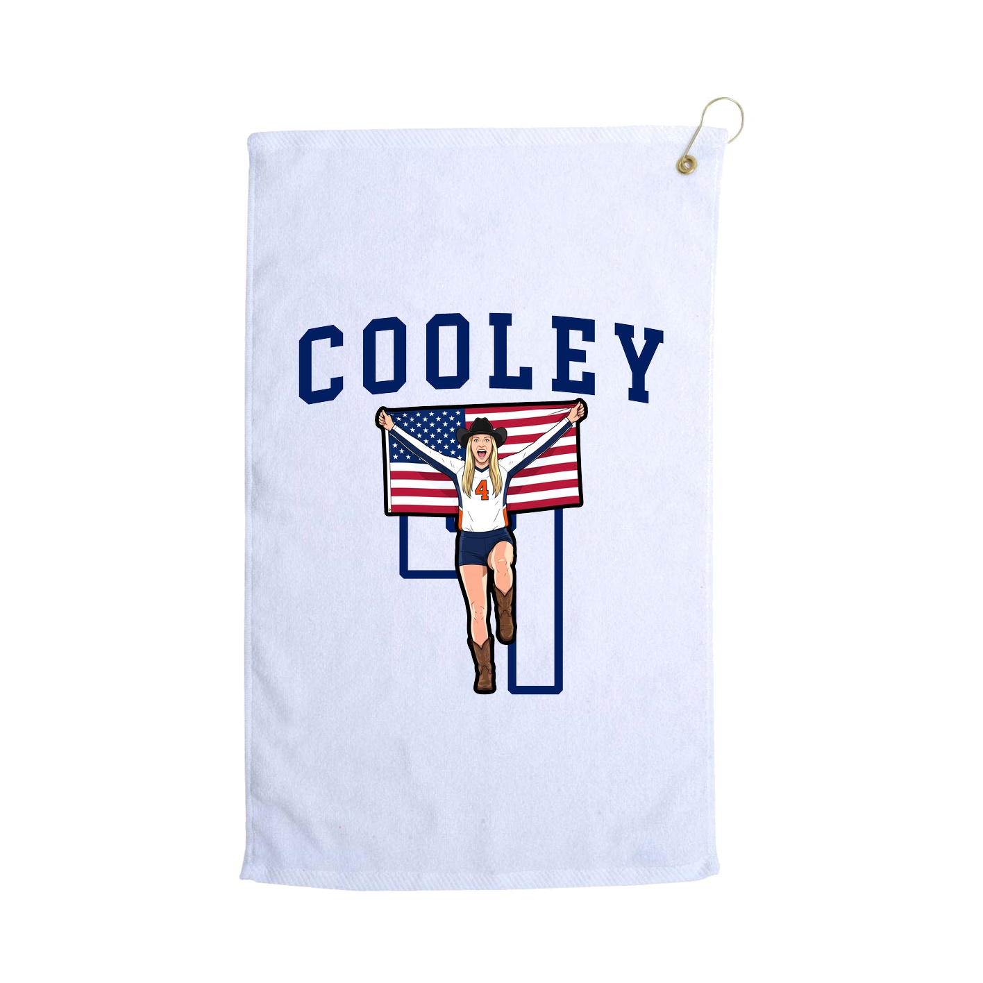 Golf Towel — Shirsey in White