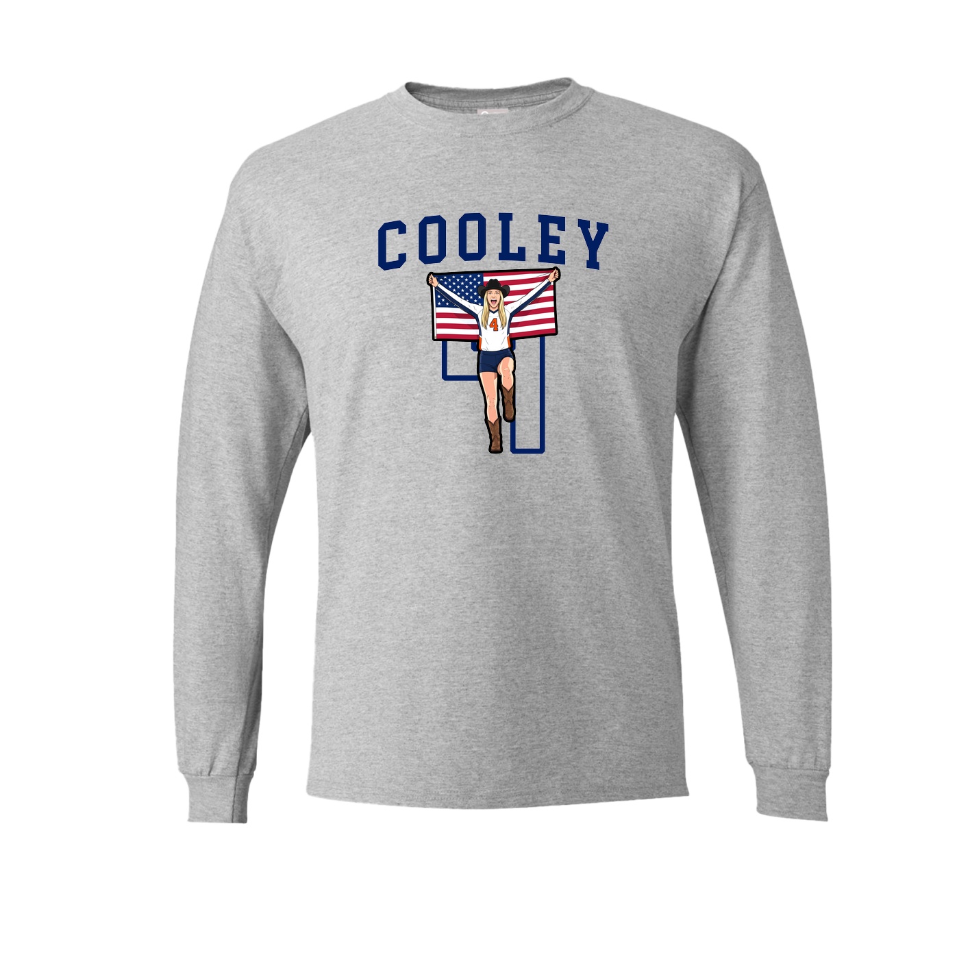 Long Sleeve Tee — Shirsey in Grey