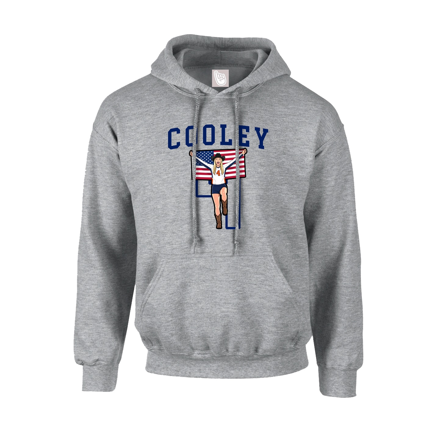 Hoodie — Shirsey in Grey