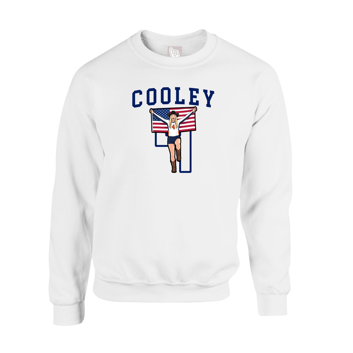 Fleece Crew — Shirsey in White