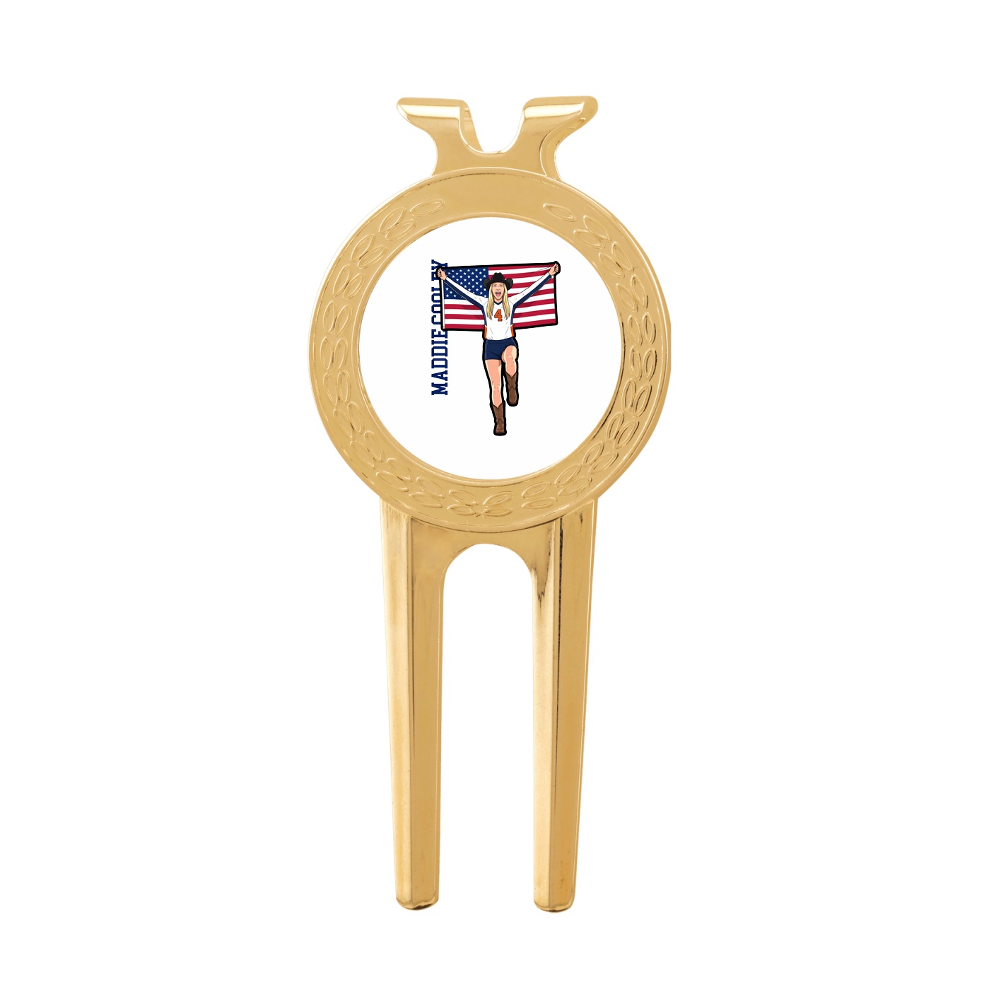 Divot Tool with Ball Marker — Name Vertical in Classic