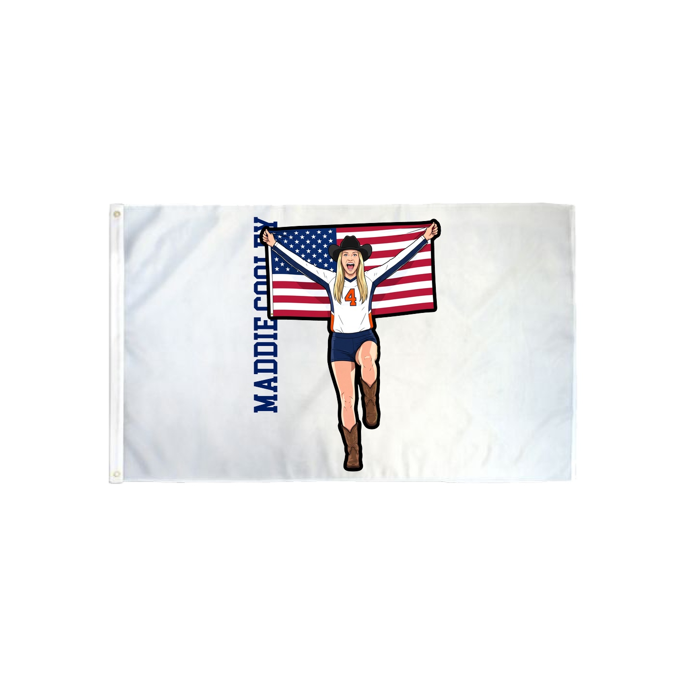 3x5 Flag — Name Vertical in Classic