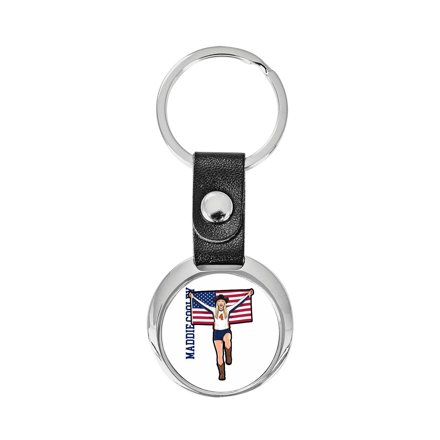 Key Chain — Name Vertical in Classic