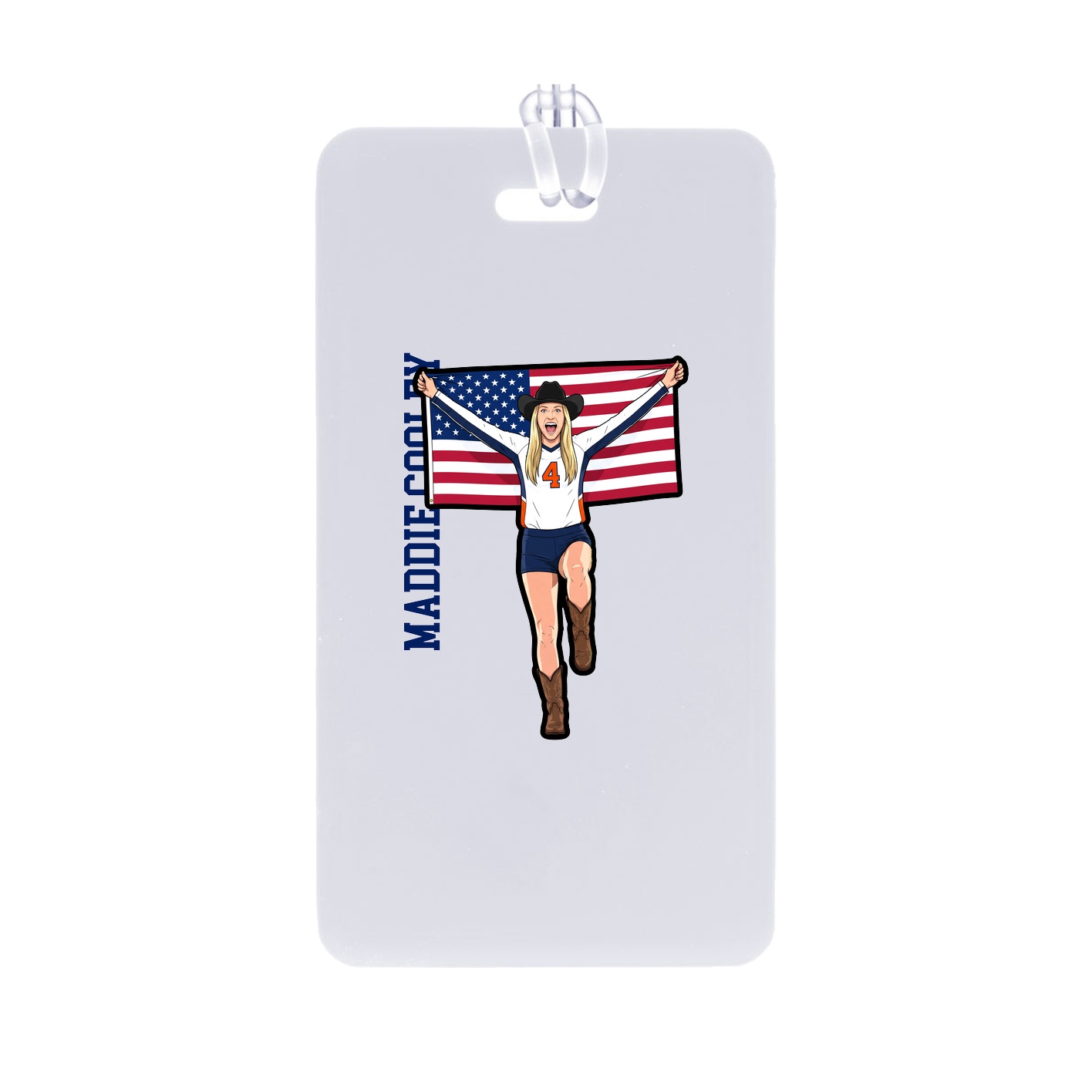 Bag Tag — Name Vertical in Classic