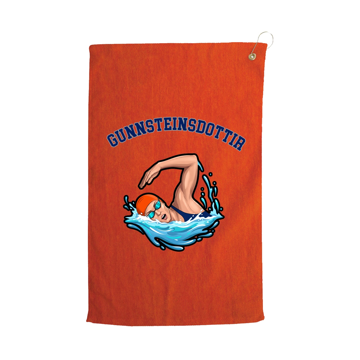 Golf Towel — Shirsey Arch in Orange