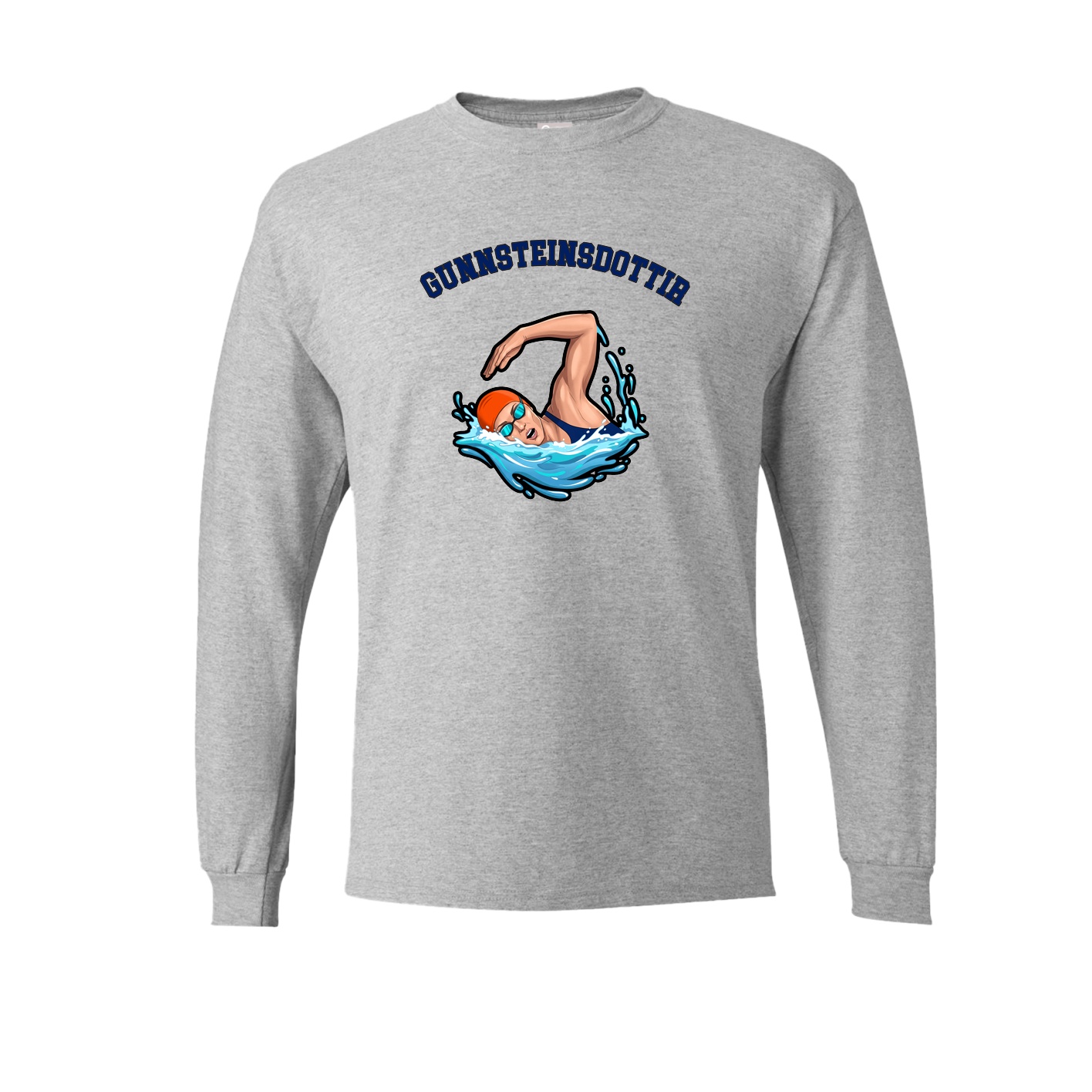 Long Sleeve Tee — Shirsey Arch in Grey