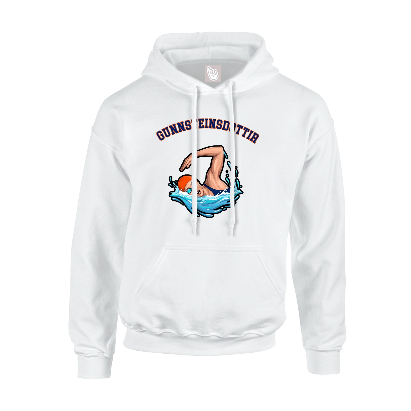 Hoodie — Shirsey Arch in White
