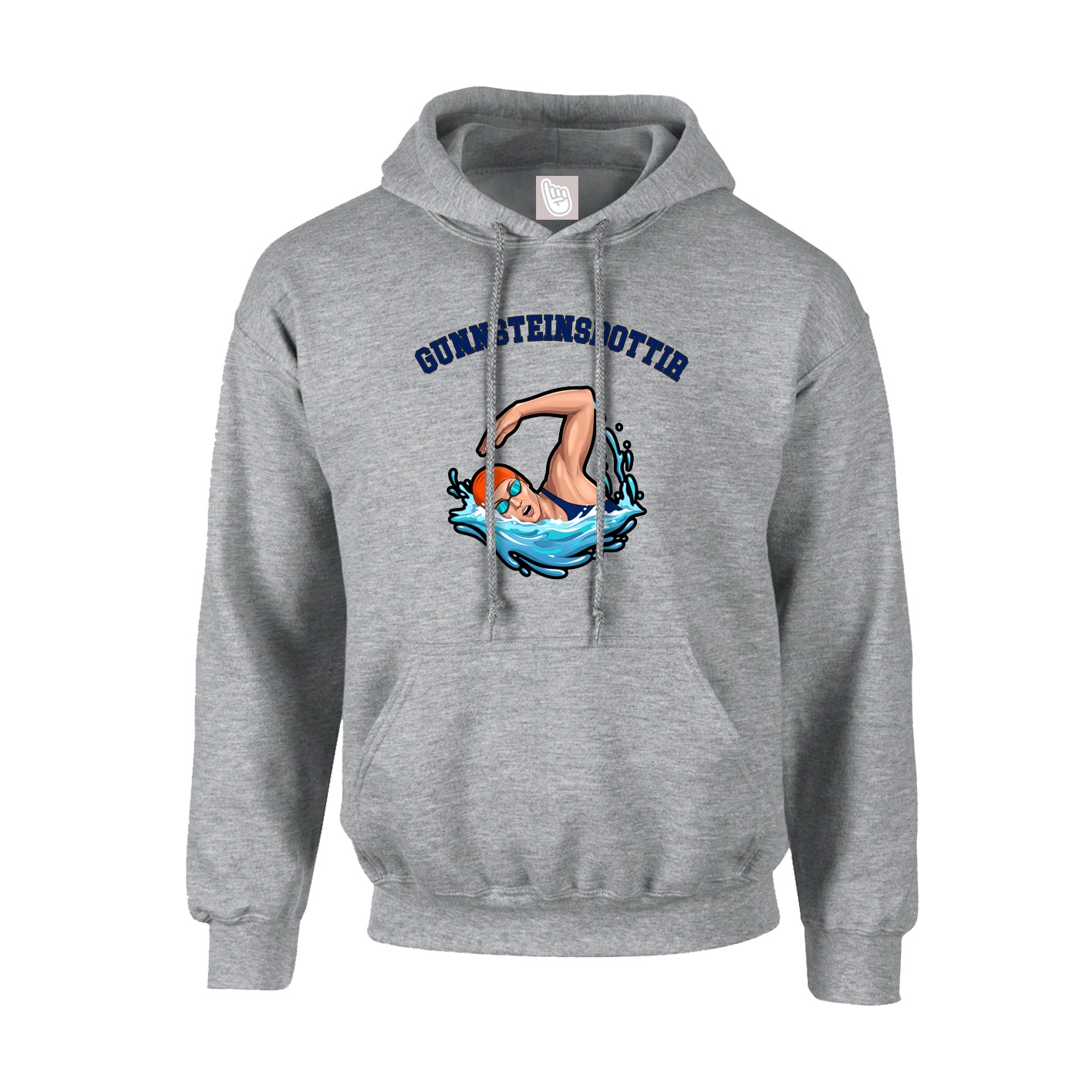Youth Hoodie — Shirsey Arch in Grey