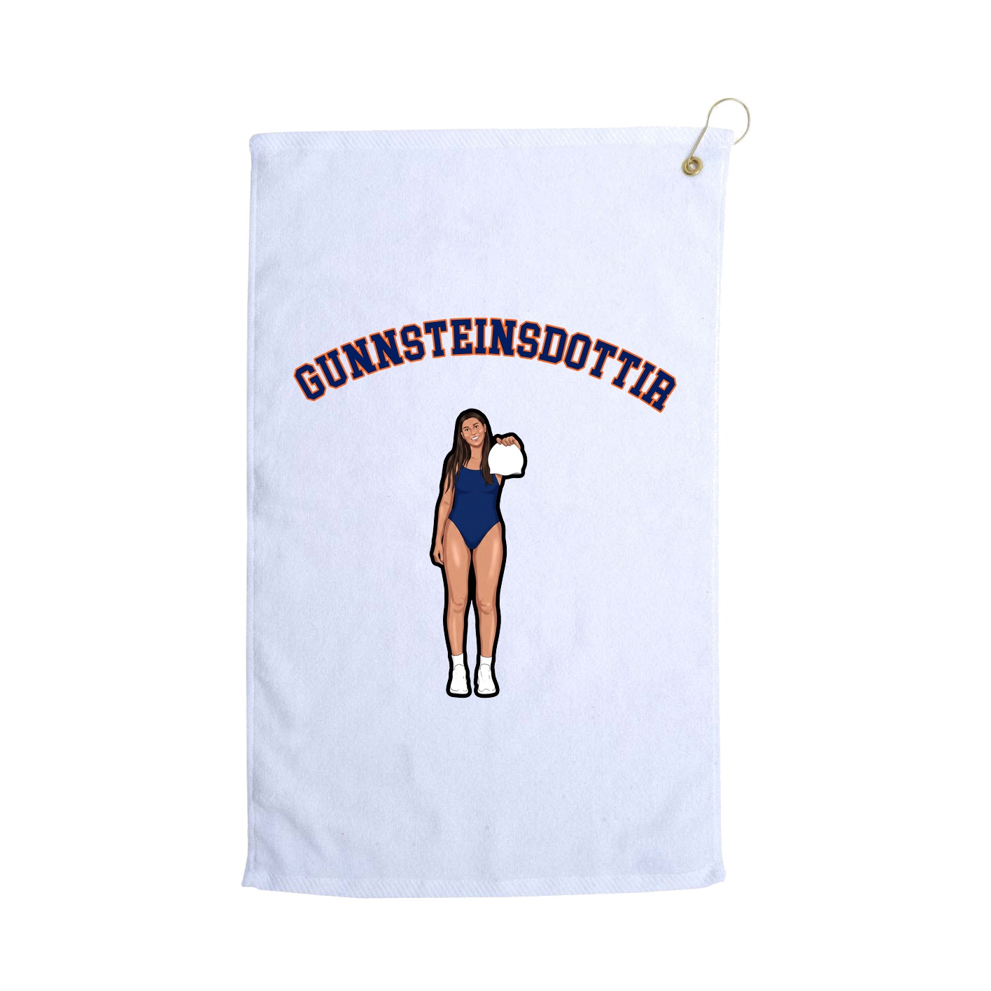 Golf Towel — Shirsey Arch in White