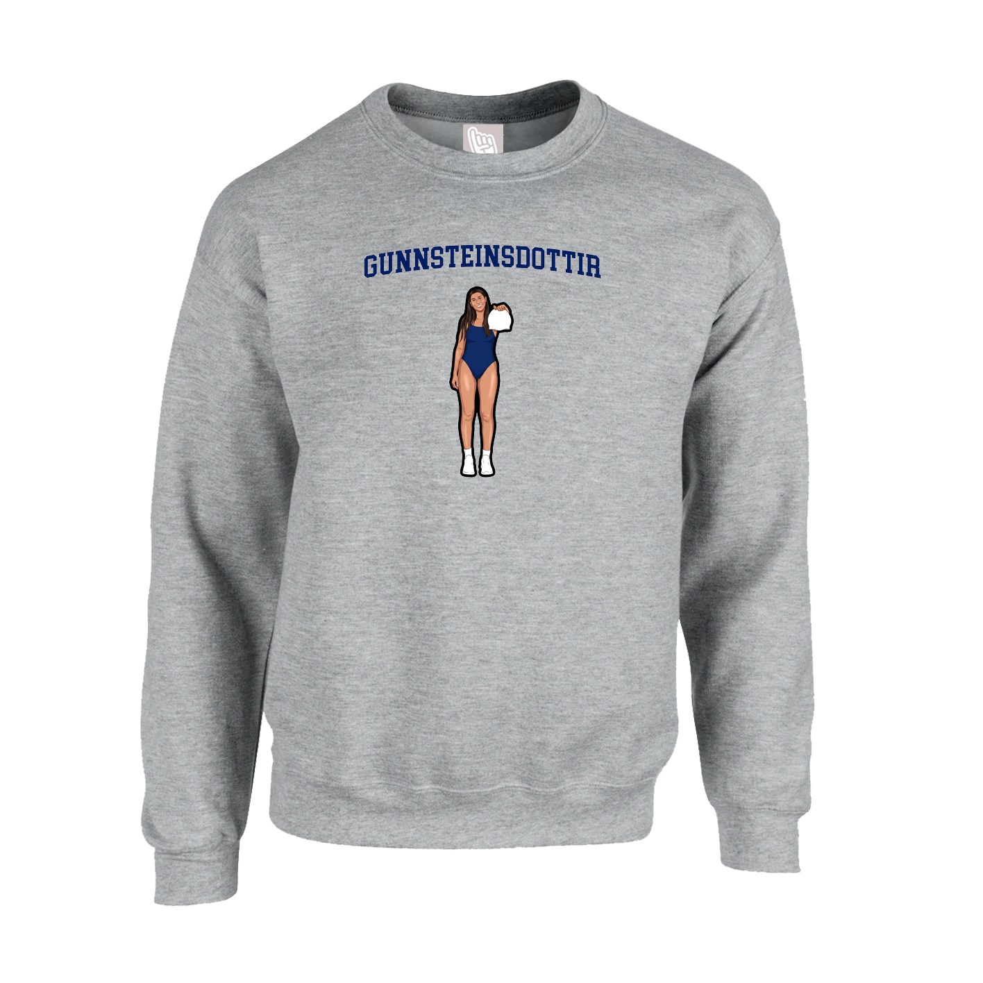 Fleece Crew — Shirsey in Grey