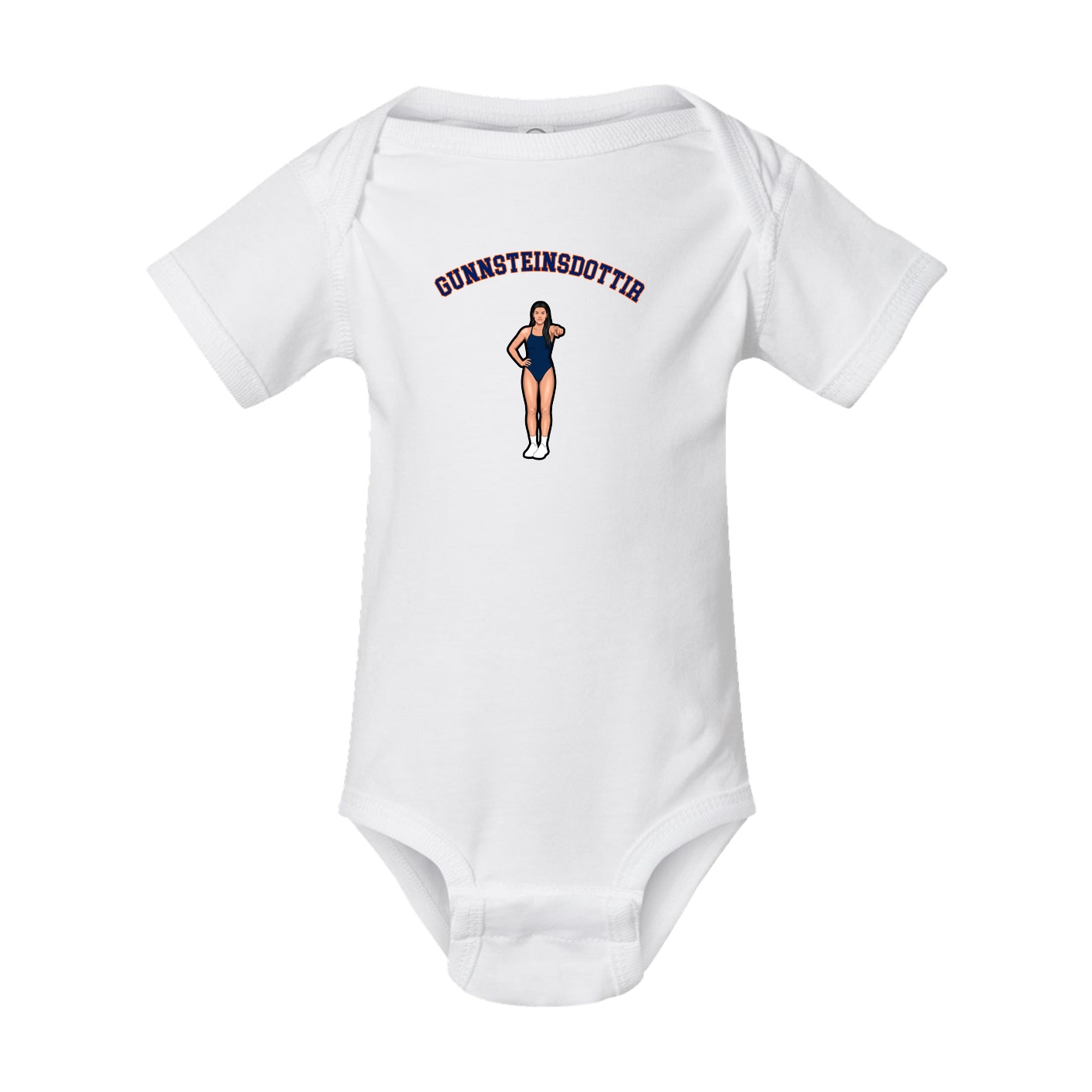 Baby Onesie — Shirsey Arch in White