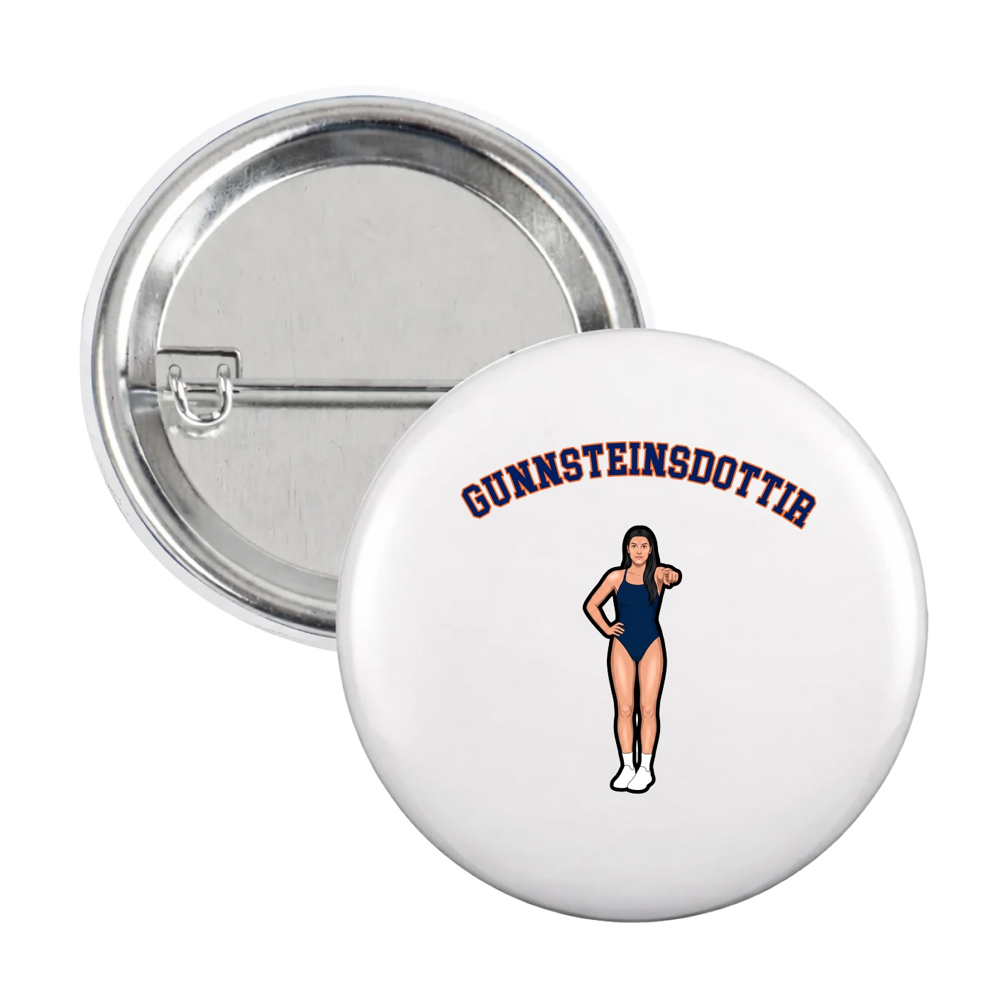 Game Day Button — Shirsey Arch in White