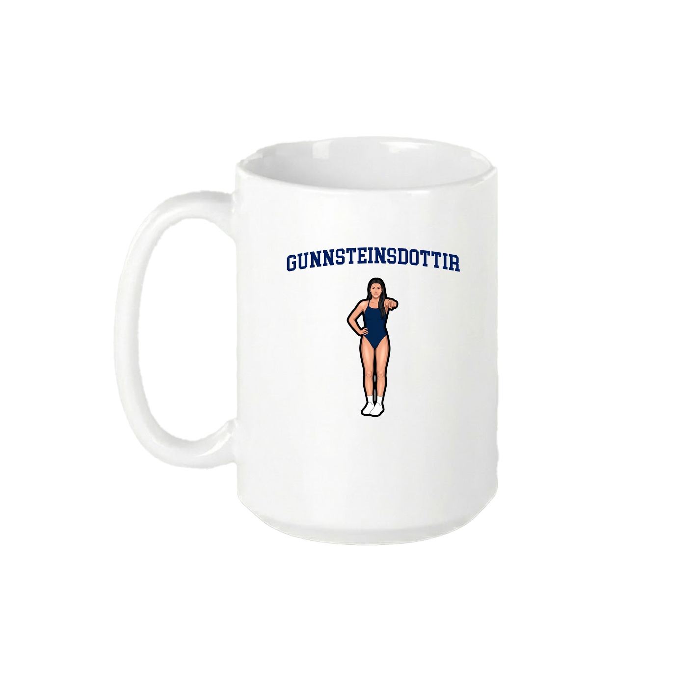 15oz Coffee Mug — Shirsey in White