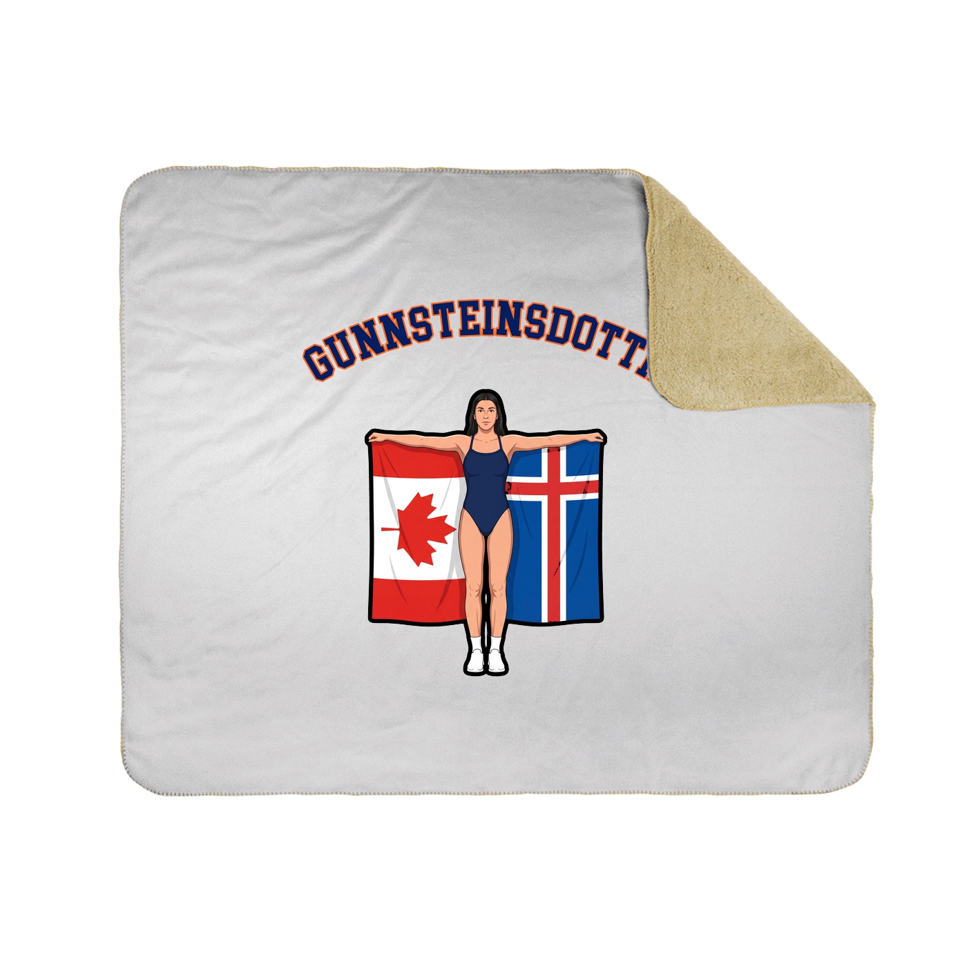 Throw Blanket — Shirsey Arch in White