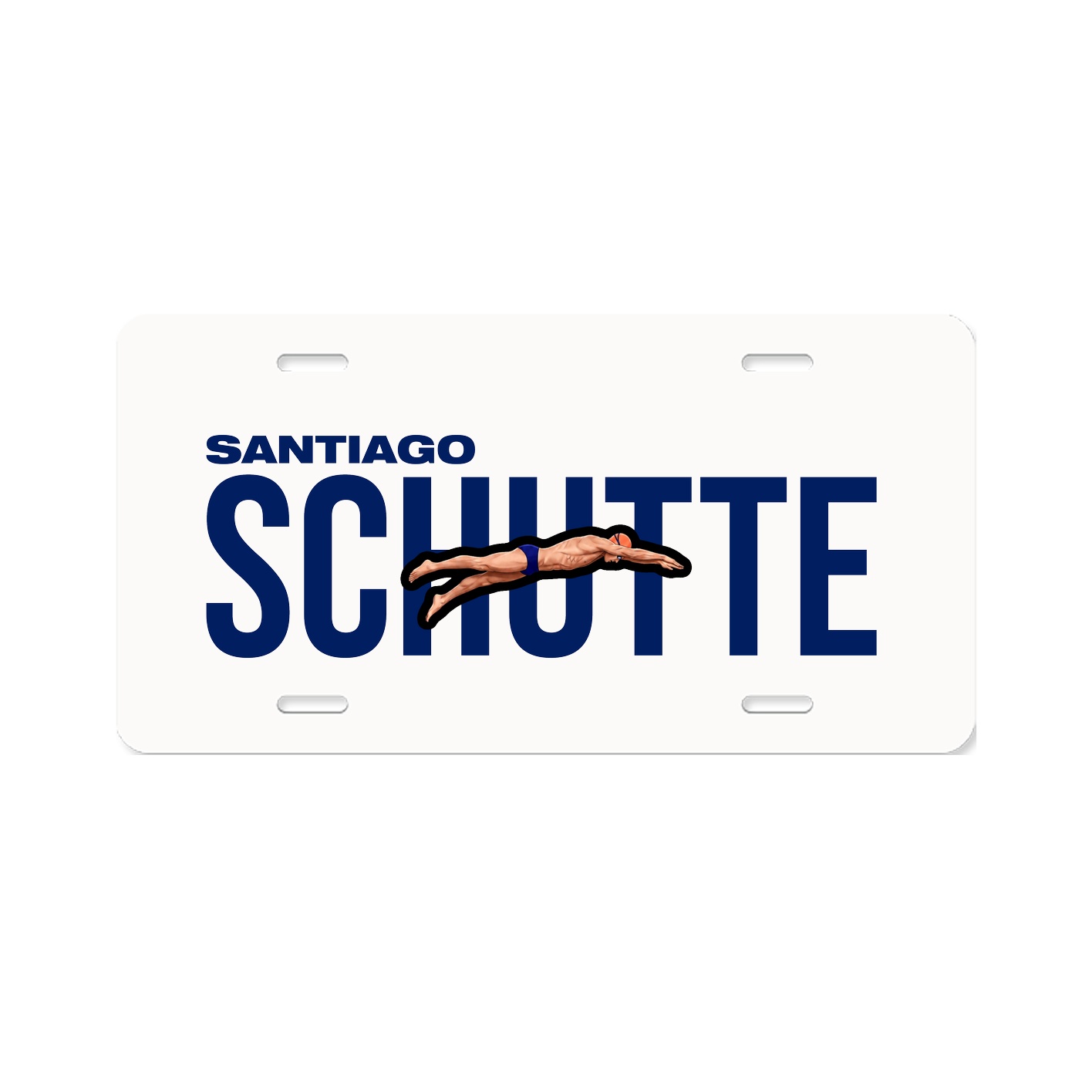 License Plate — Player Name in Classic