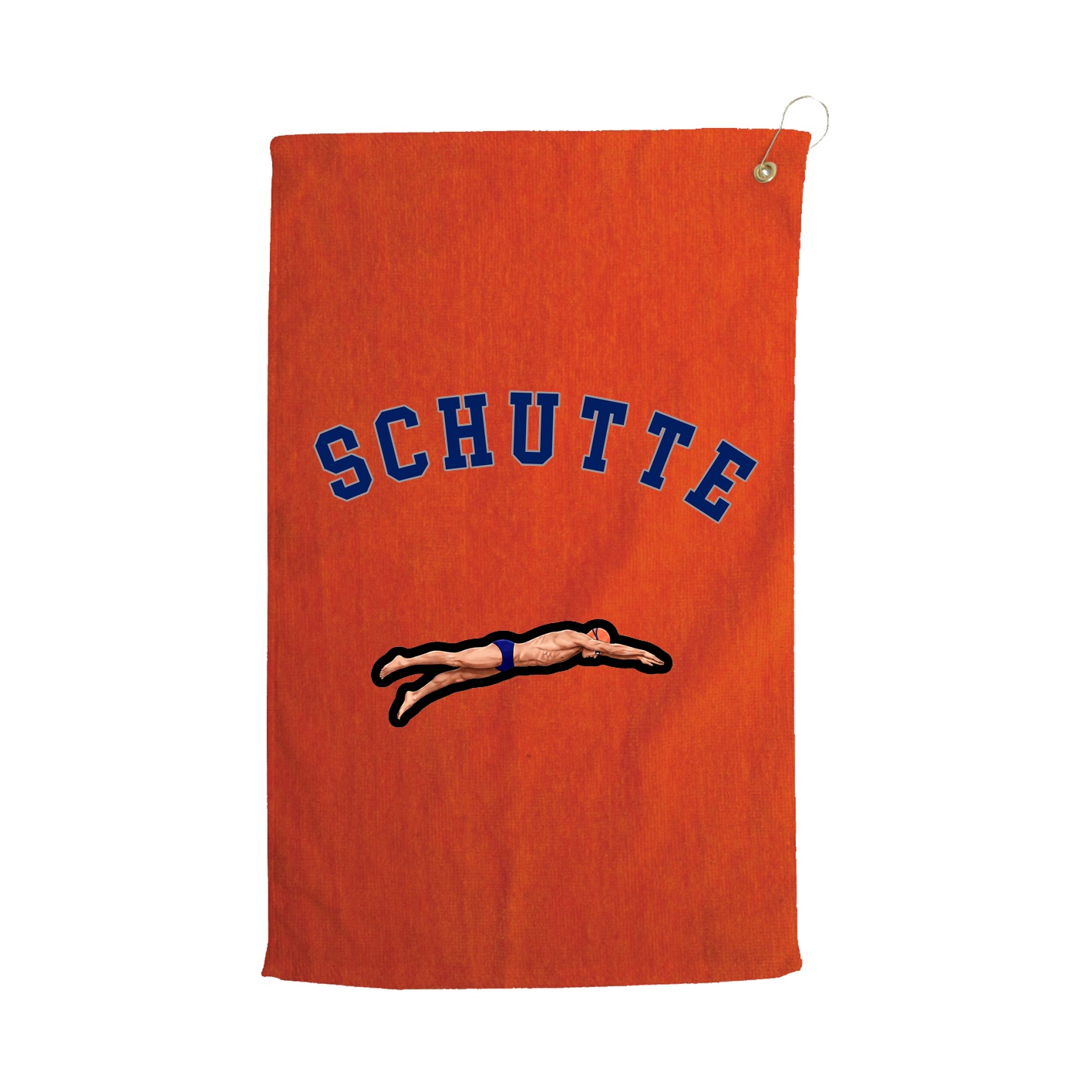 Golf Towel — Shirsey Arch in Orange