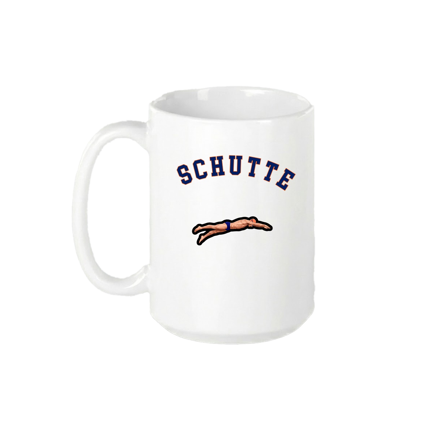 15oz Coffee Mug — Shirsey Arch in White