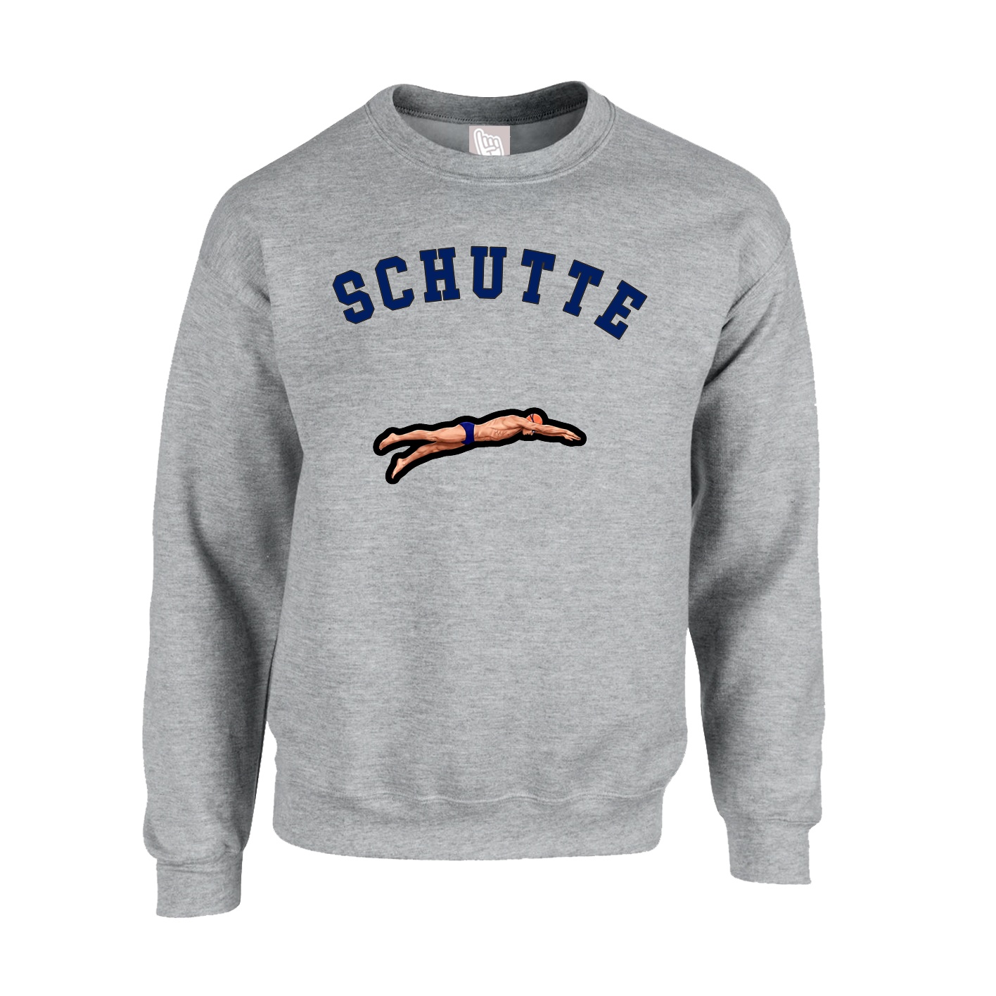 Fleece Crew — Shirsey Arch in Grey