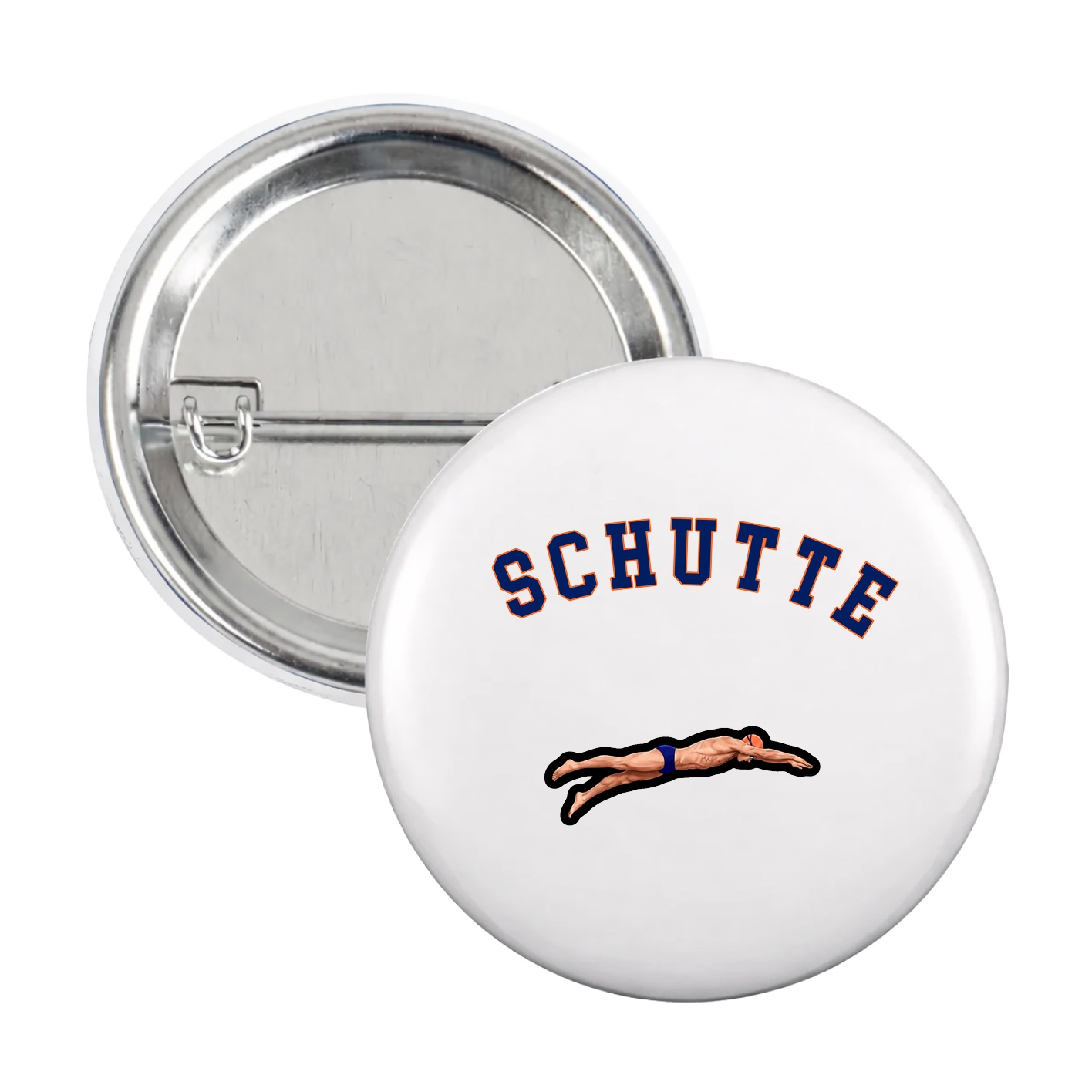 Game Day Button — Shirsey Arch in White