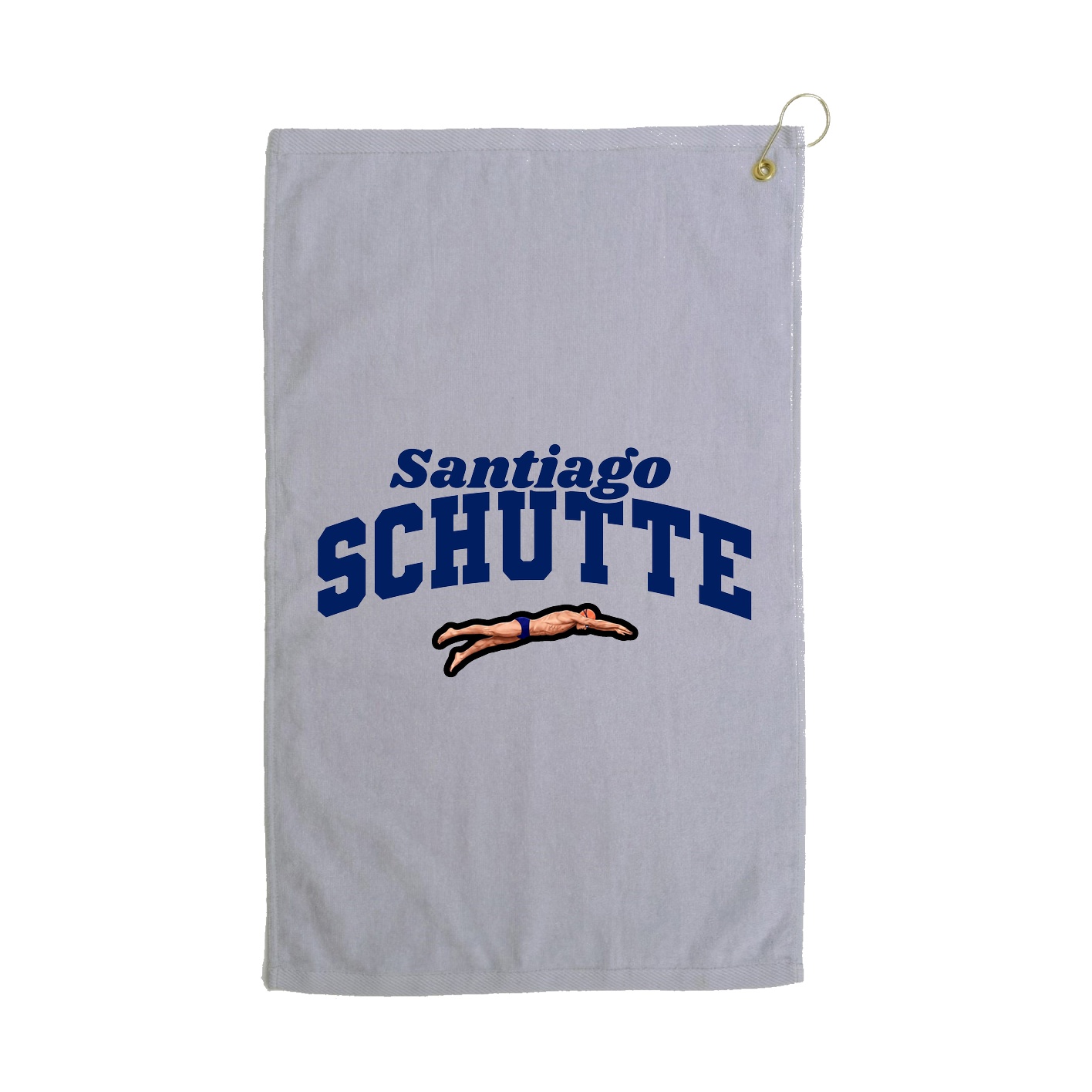 Golf Towel — Signature Arch in Grey