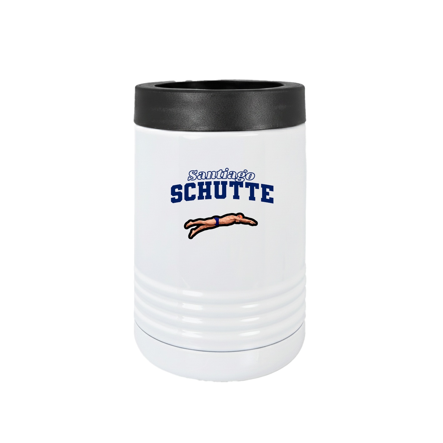 Beverage Holder — Name Arch in White