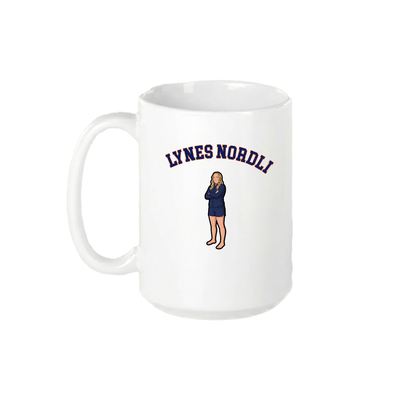 15oz Coffee Mug — Shirsey Arch in White