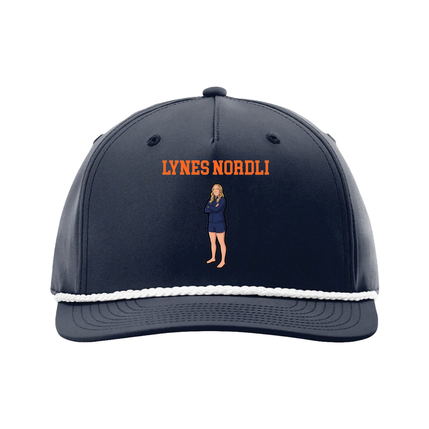 Five-Panel Classic Rope Cap — Shirsey in Navy