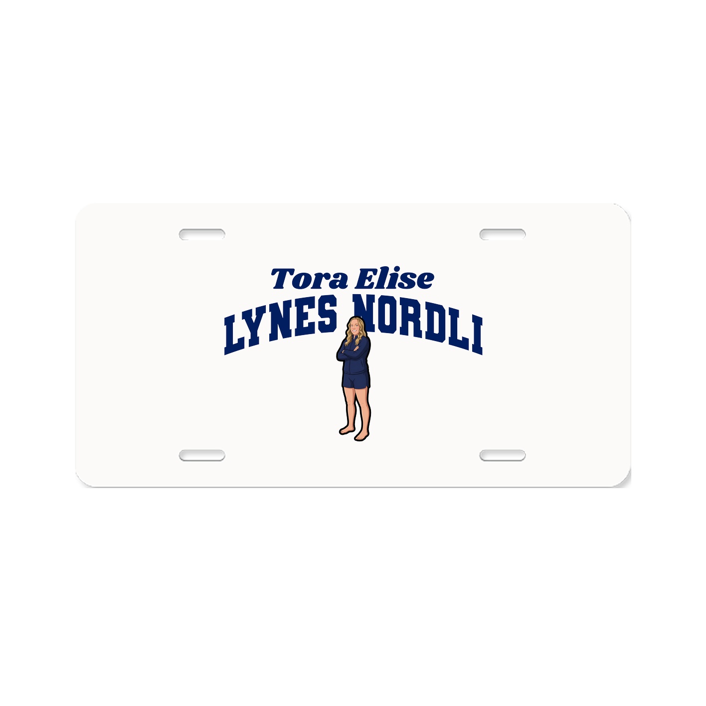 License Plate — Signature Arch in Classic