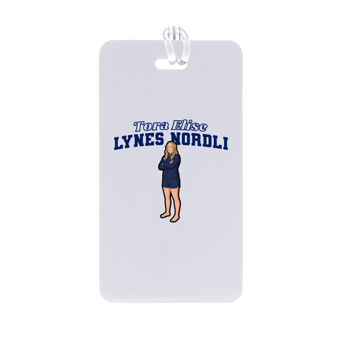 Bag Tag — Name Arch in Classic