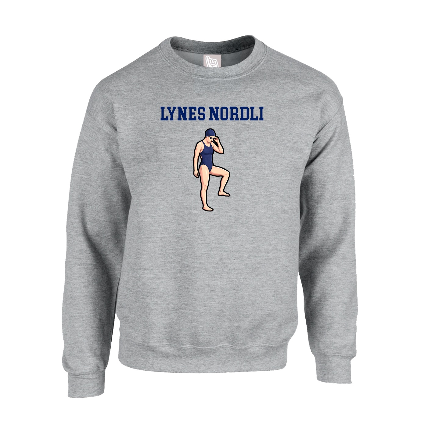 Fleece Crew — Shirsey in Grey