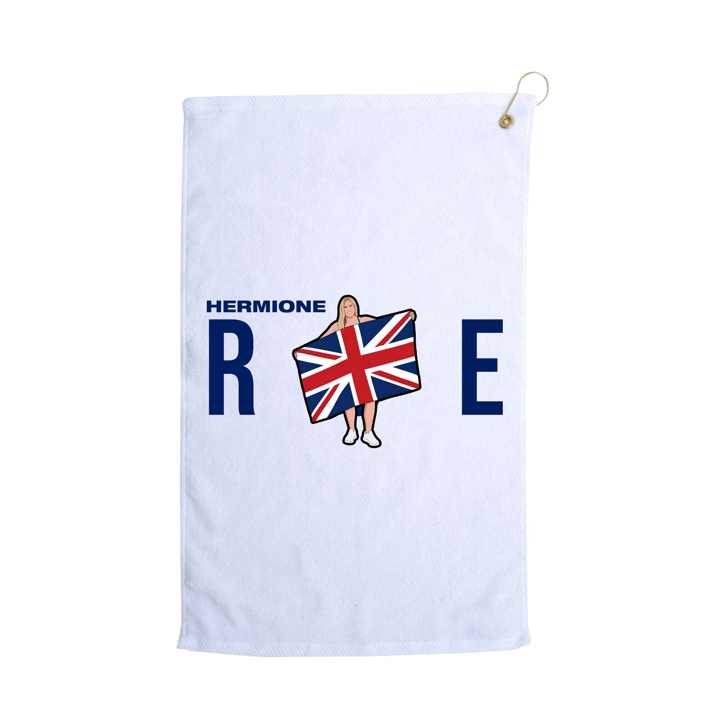 Golf Towel — Player Name in White