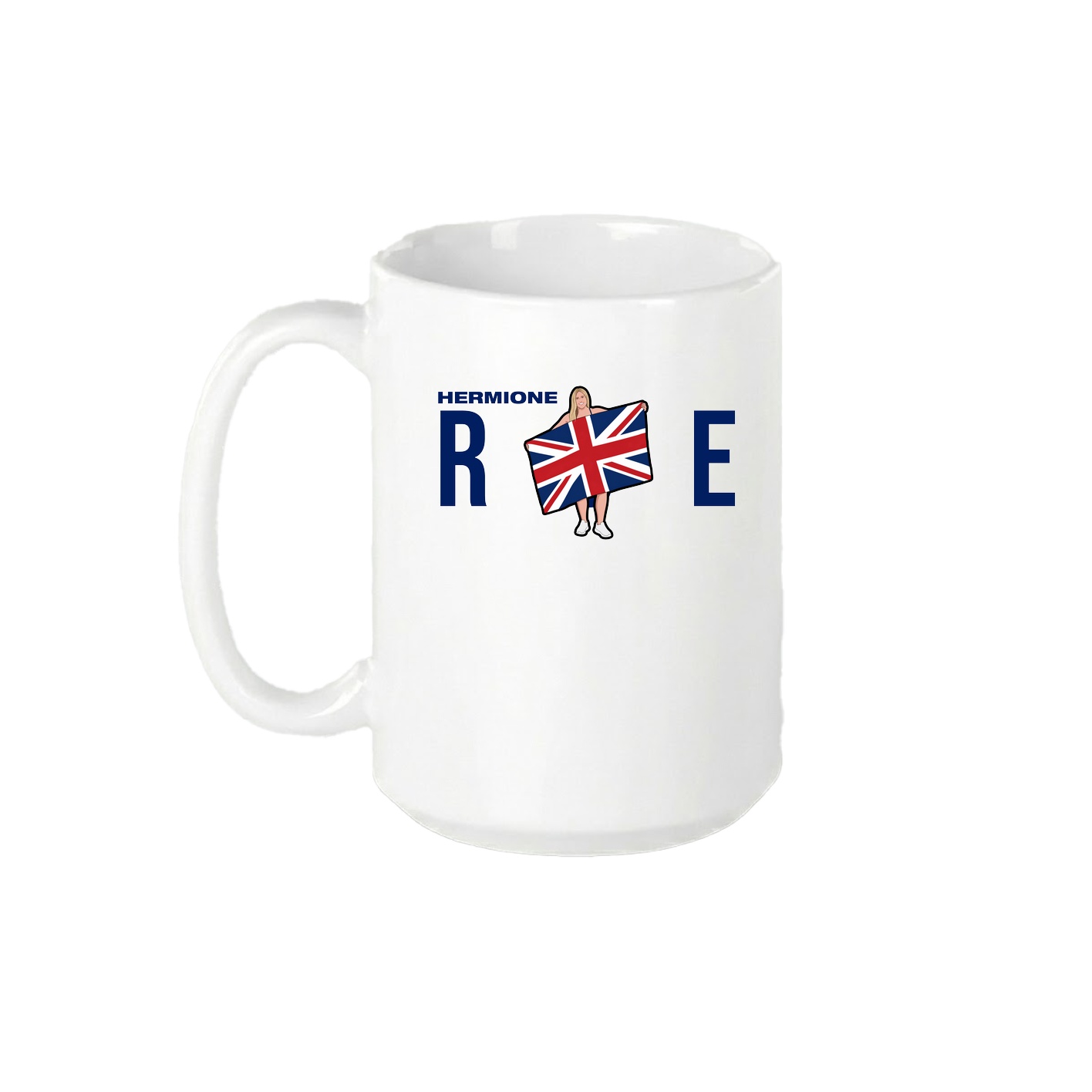 15oz Coffee Mug — Player Name in White