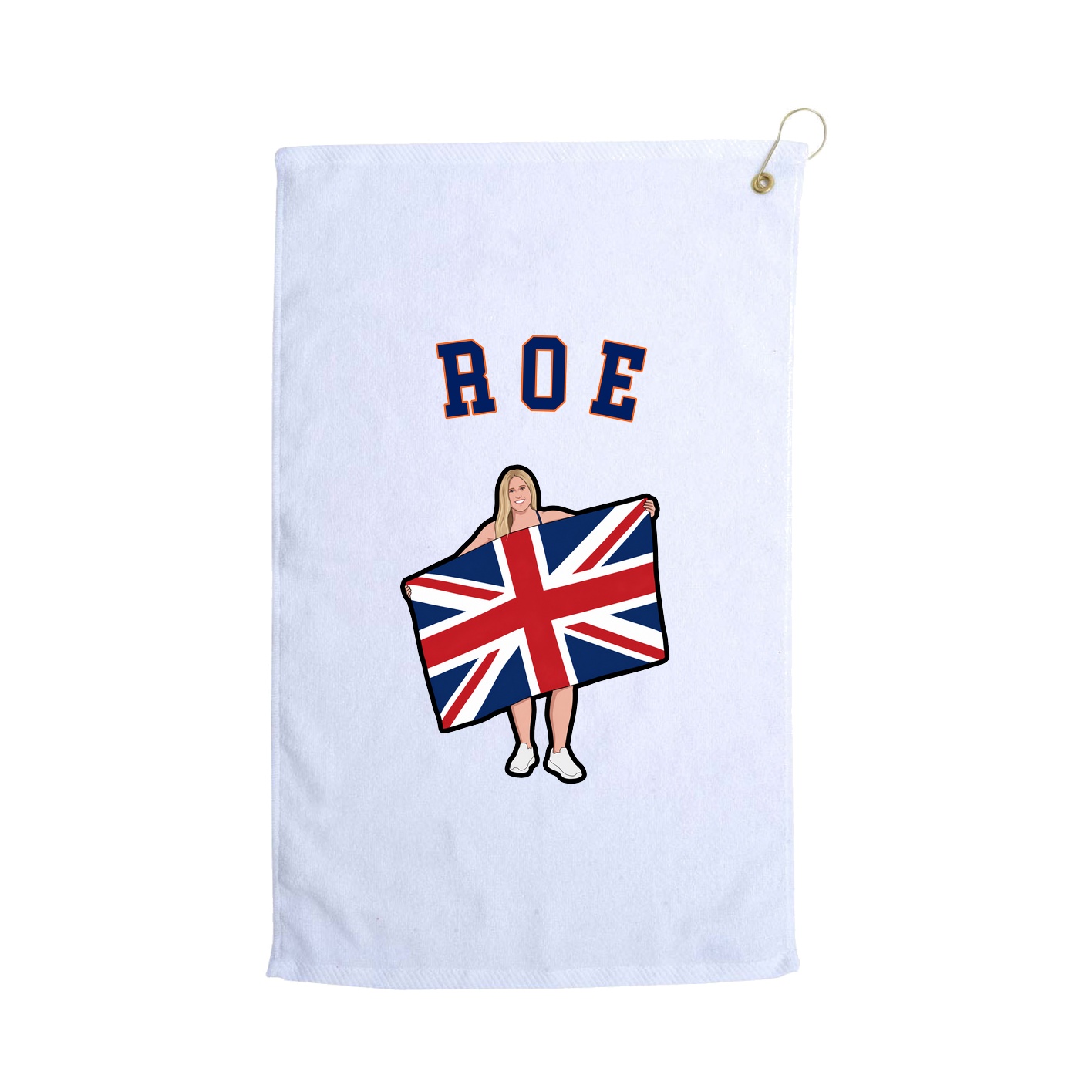 Golf Towel — Shirsey Arch in White
