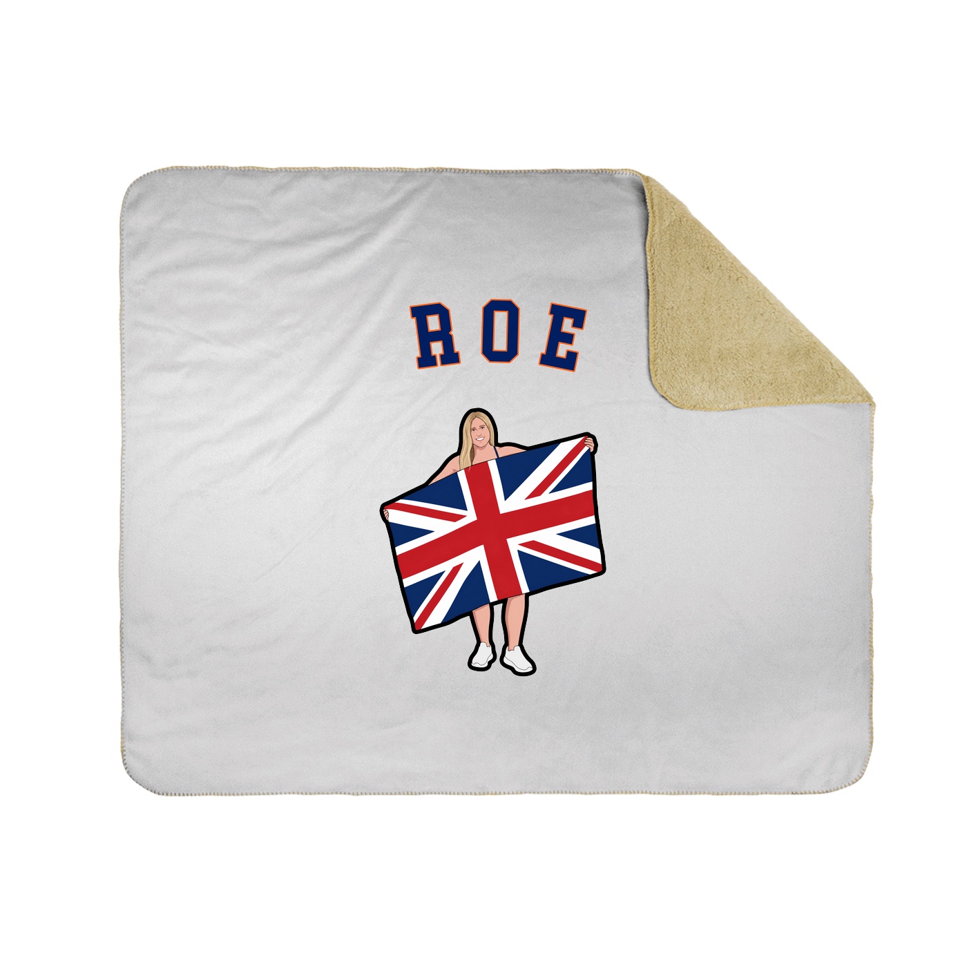 Throw Blanket — Shirsey Arch in White